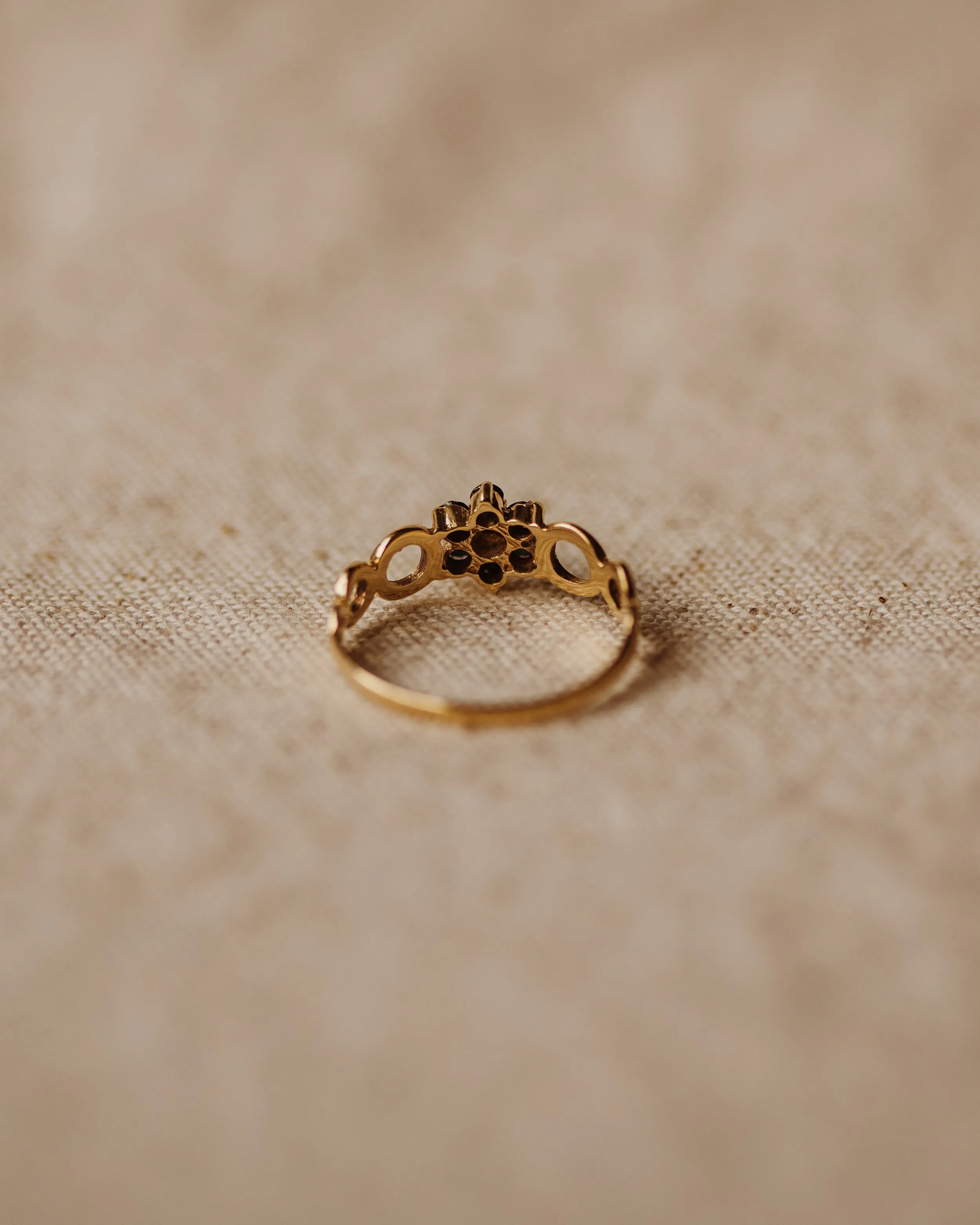 Janis 1978 9ct Gold Sapphire & Diamond Ring sold by Rock n Rose product image thumbnail 4