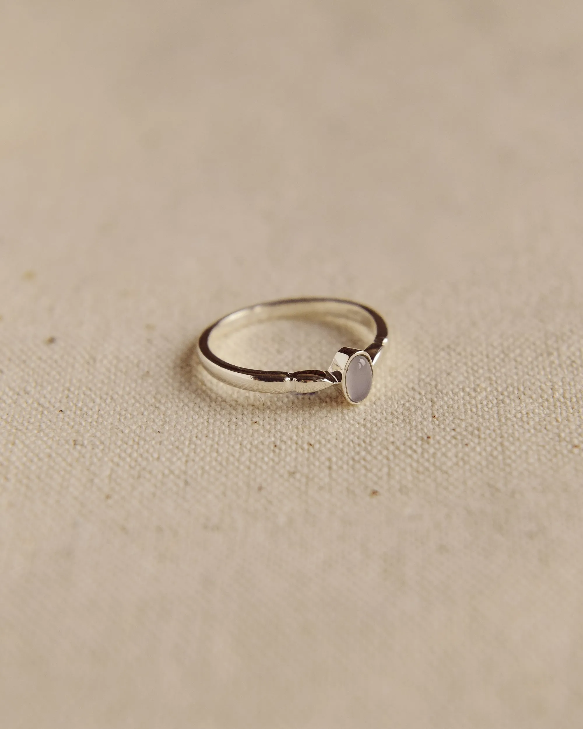 Joanie Sterling Silver Birthstone Ring - March sold by Rock n Rose product image thumbnail 3