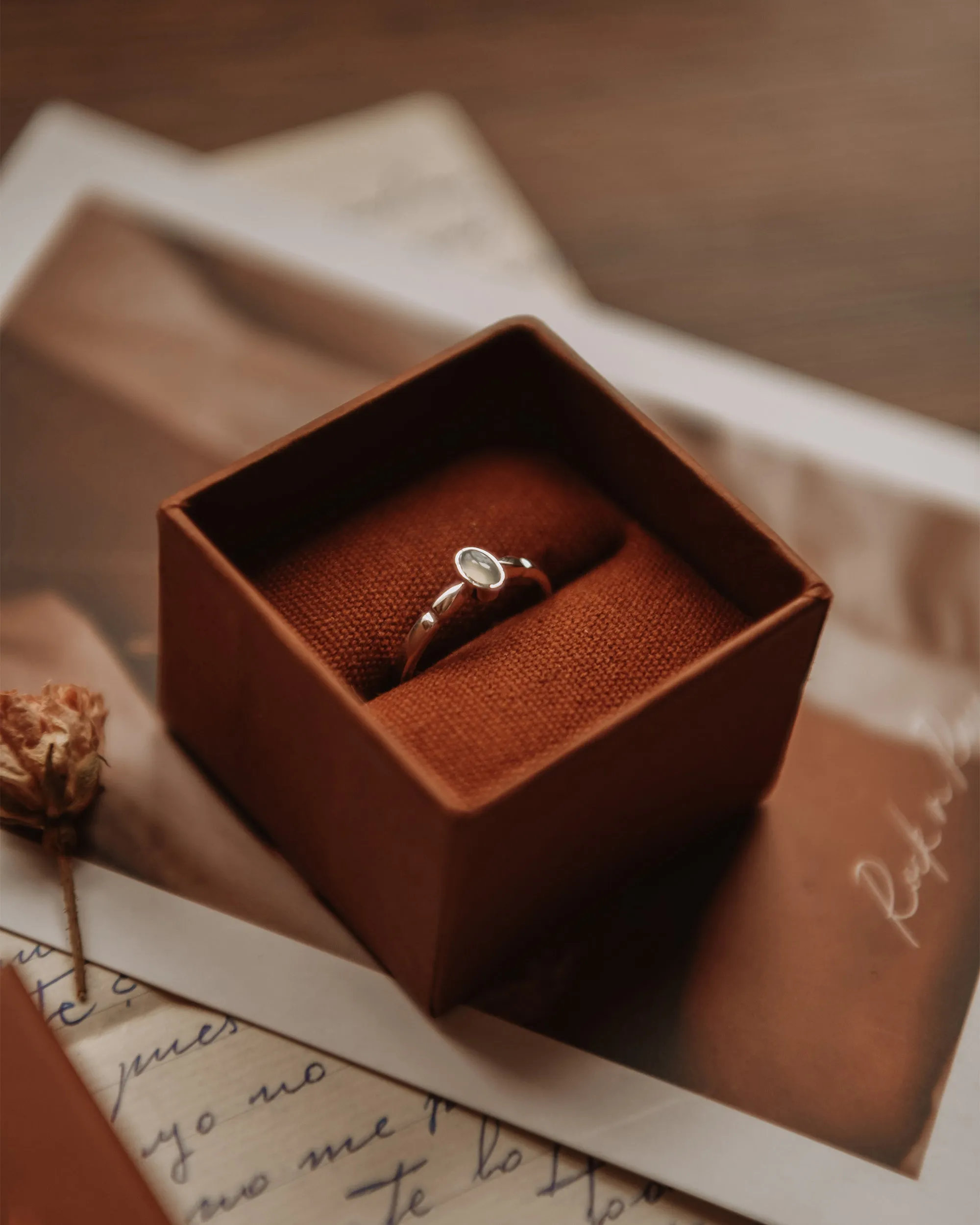 Joanie Sterling Silver Birthstone Ring - March sold by Rock n Rose product image thumbnail 5