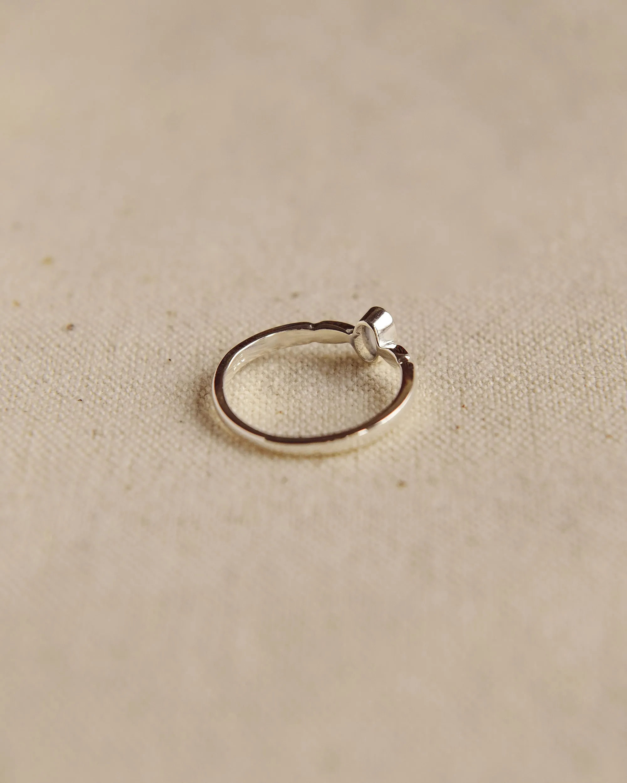 Joanie Sterling Silver Birthstone Ring - March sold by Rock n Rose product image thumbnail 4