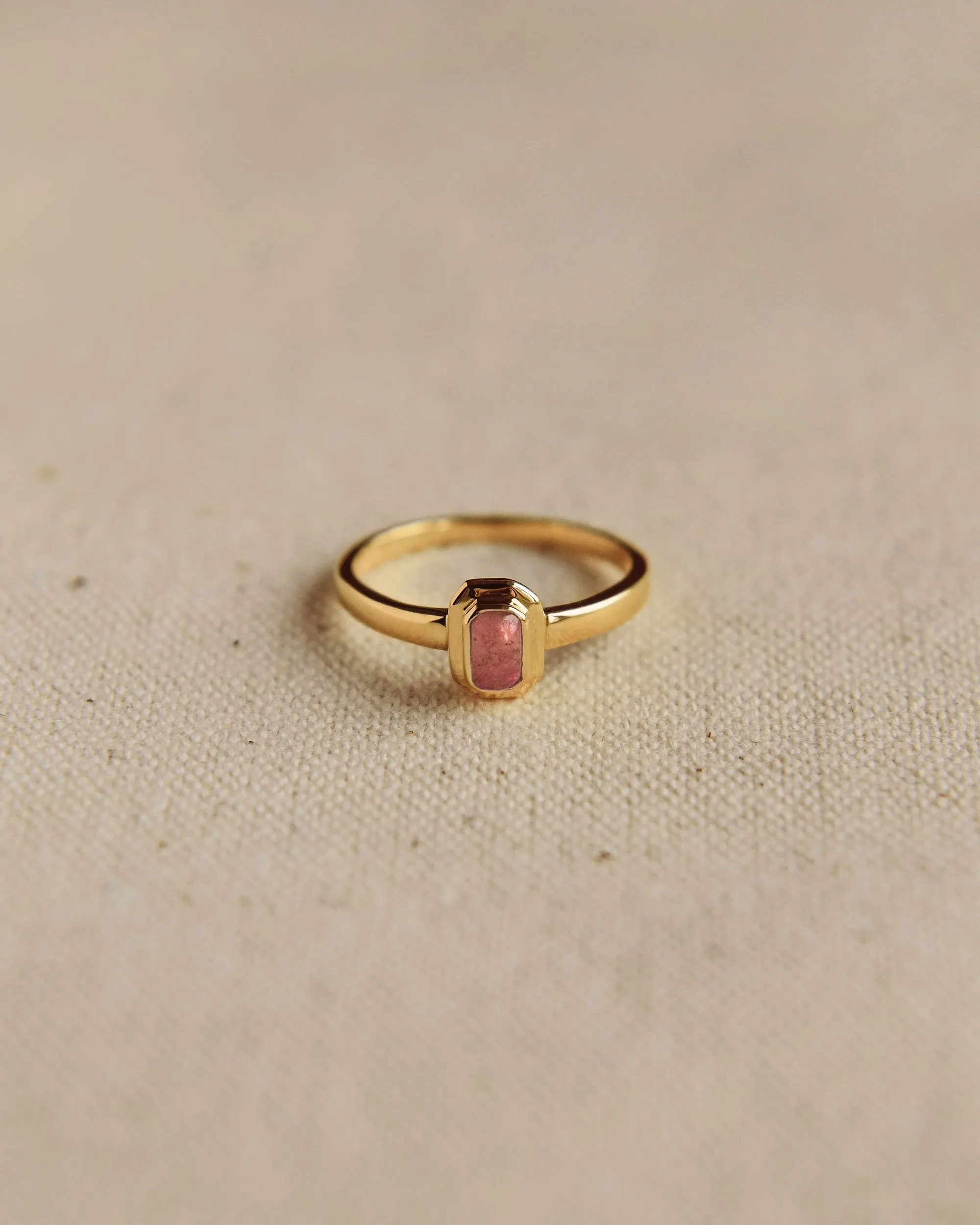 Frances Gold Vermeil Birthstone Ring - July sold by Rock n Rose