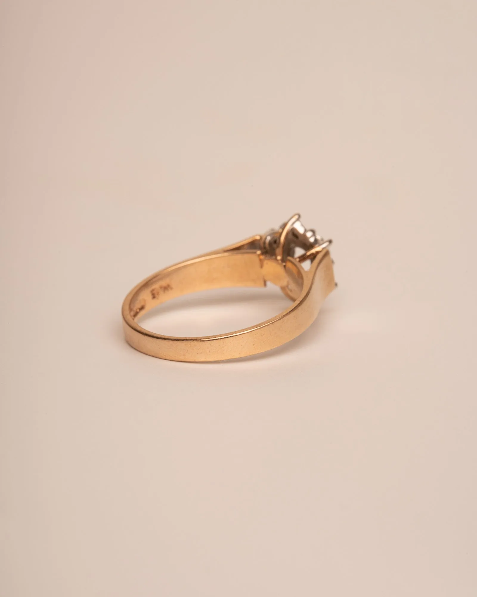 Bess 9ct Gold Diamond Cluster Ring sold by Rock n Rose product image thumbnail 5