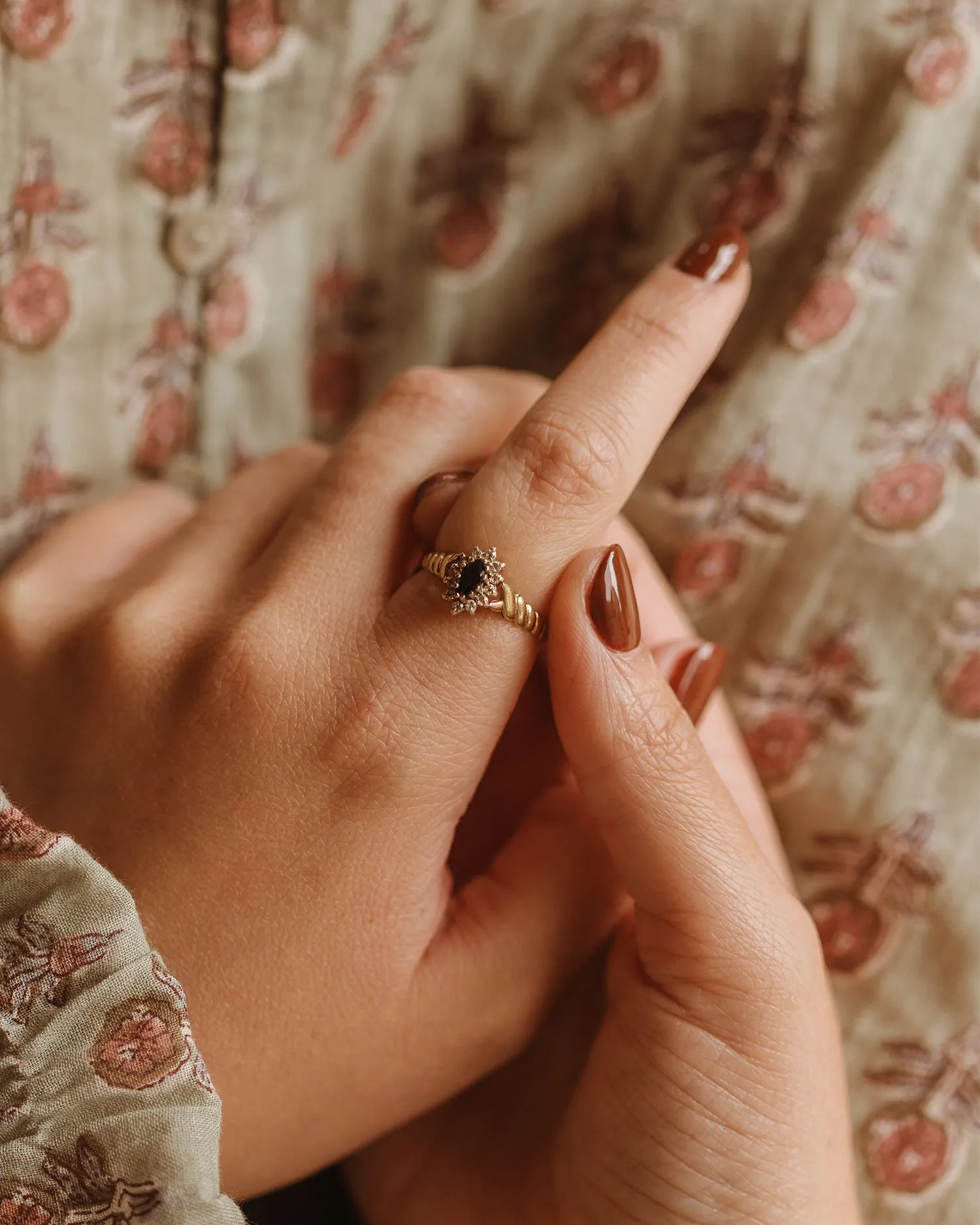 Inez 9ct Gold Sapphire Ring sold by Rock n Rose product image thumbnail 2