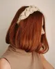 Millicent Natural Linen Plaited Headband sold by Rock n Rose