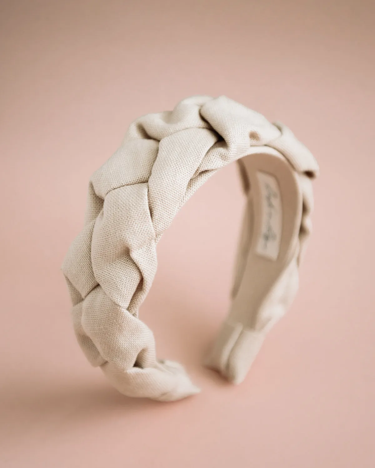 Millicent Natural Linen Plaited Headband sold by Rock n Rose product image thumbnail 2