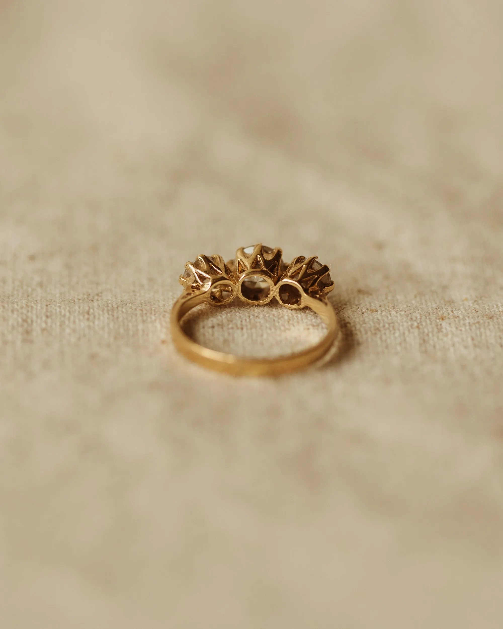 Bertha Vintage 9ct Gold Trilogy Ring sold by Rock n Rose product image thumbnail 4