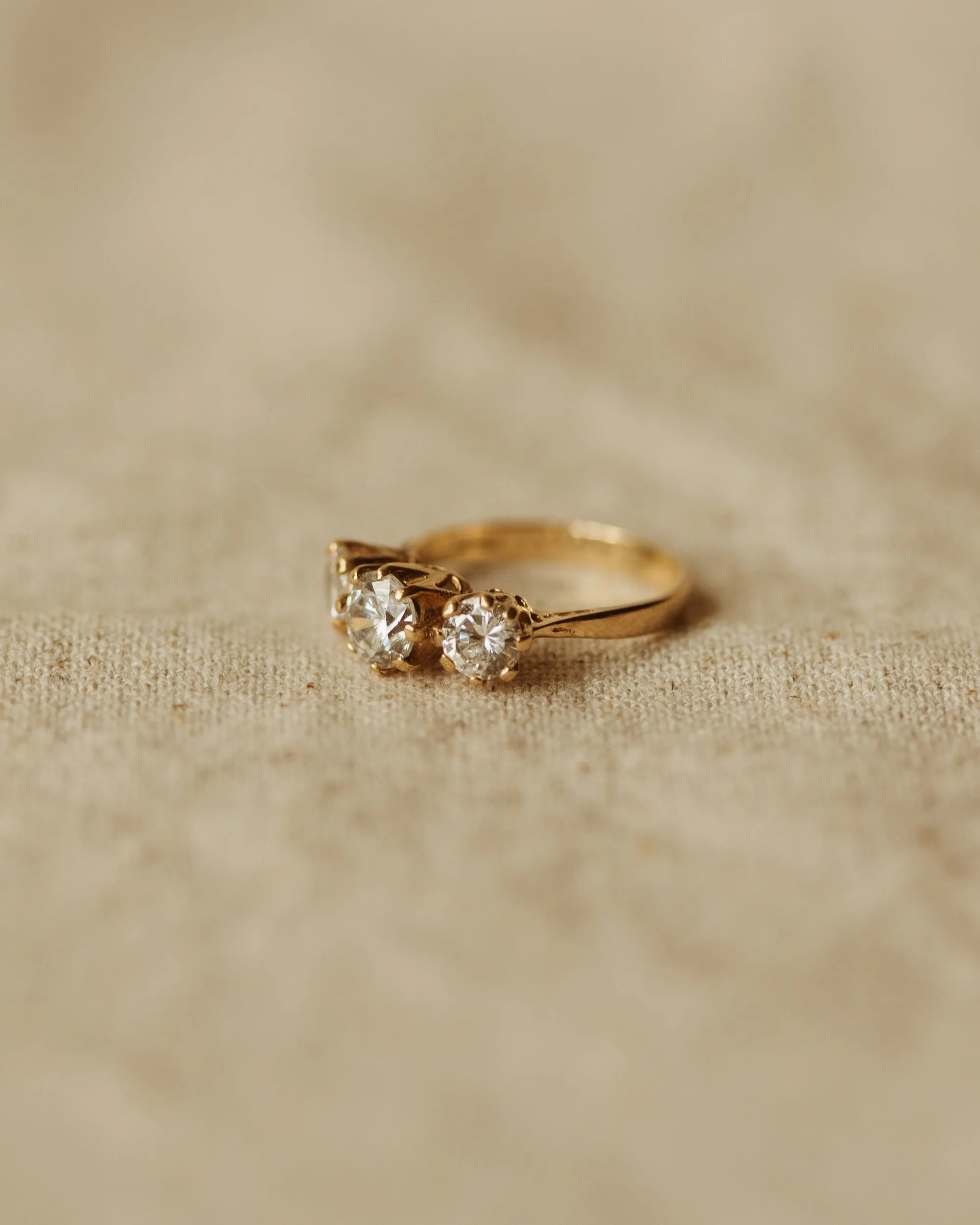 Bertha Vintage 9ct Gold Trilogy Ring sold by Rock n Rose product image thumbnail 5