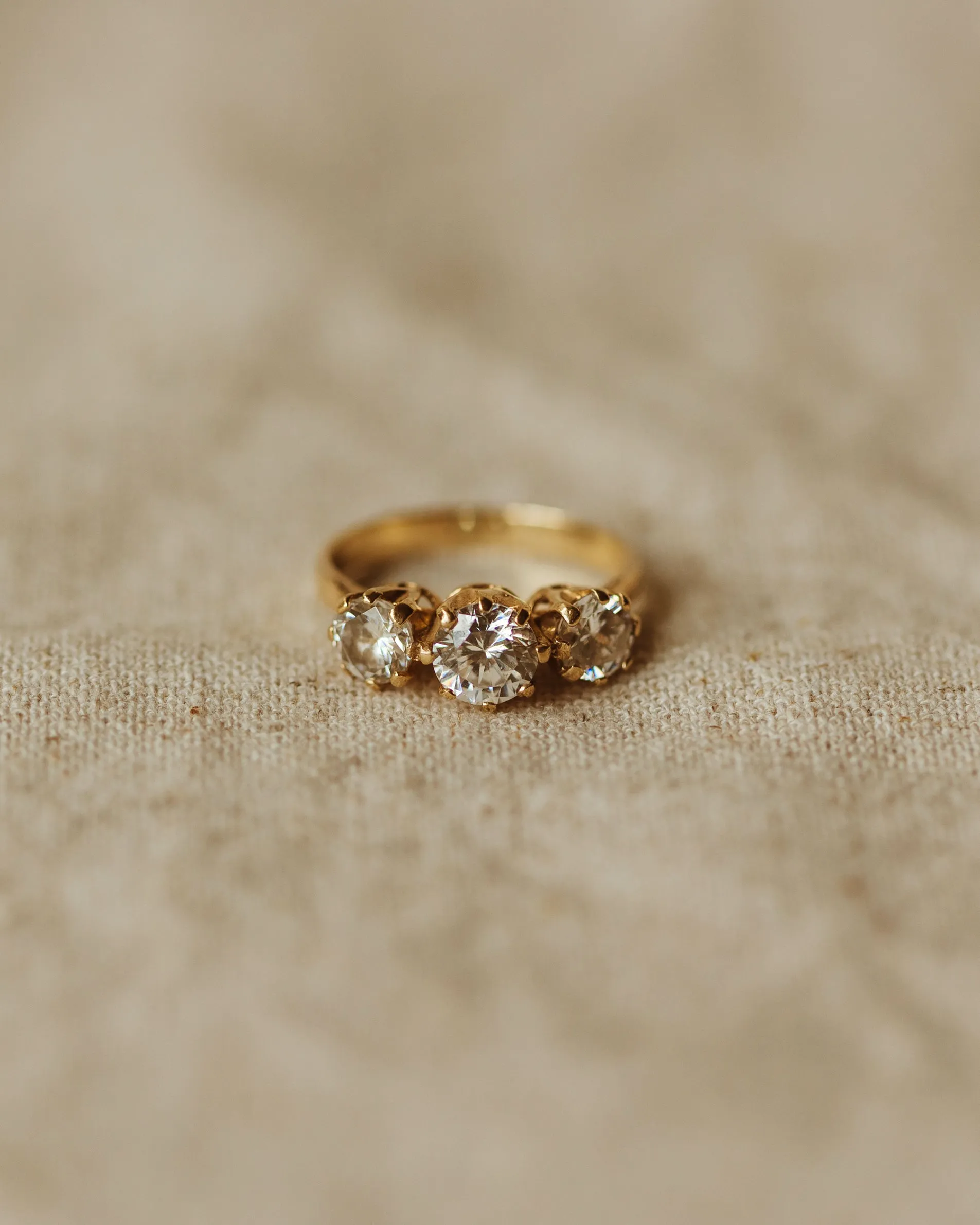 Bertha Vintage 9ct Gold Trilogy Ring sold by Rock n Rose product image thumbnail 2