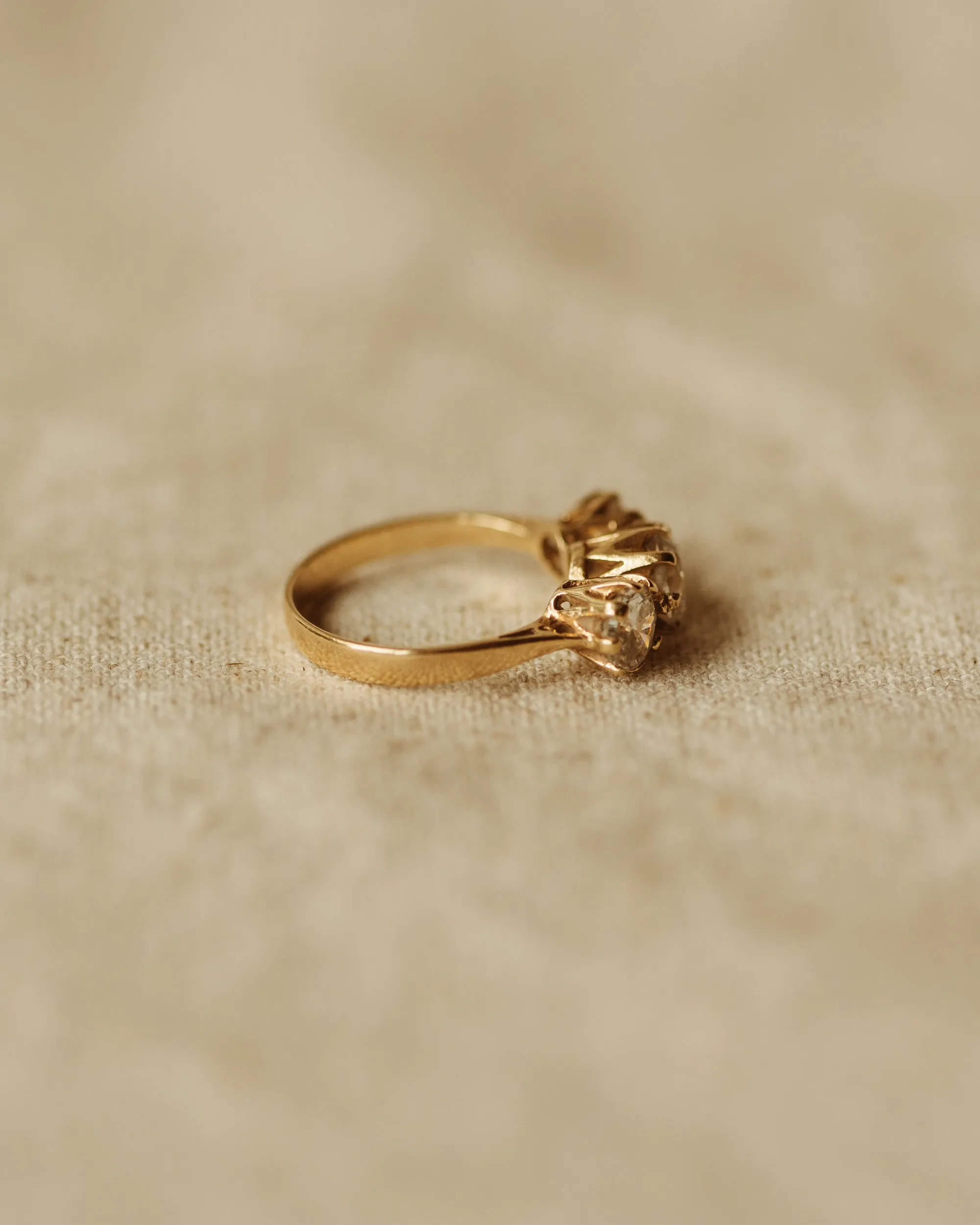 Bertha Vintage 9ct Gold Trilogy Ring sold by Rock n Rose product image thumbnail 3
