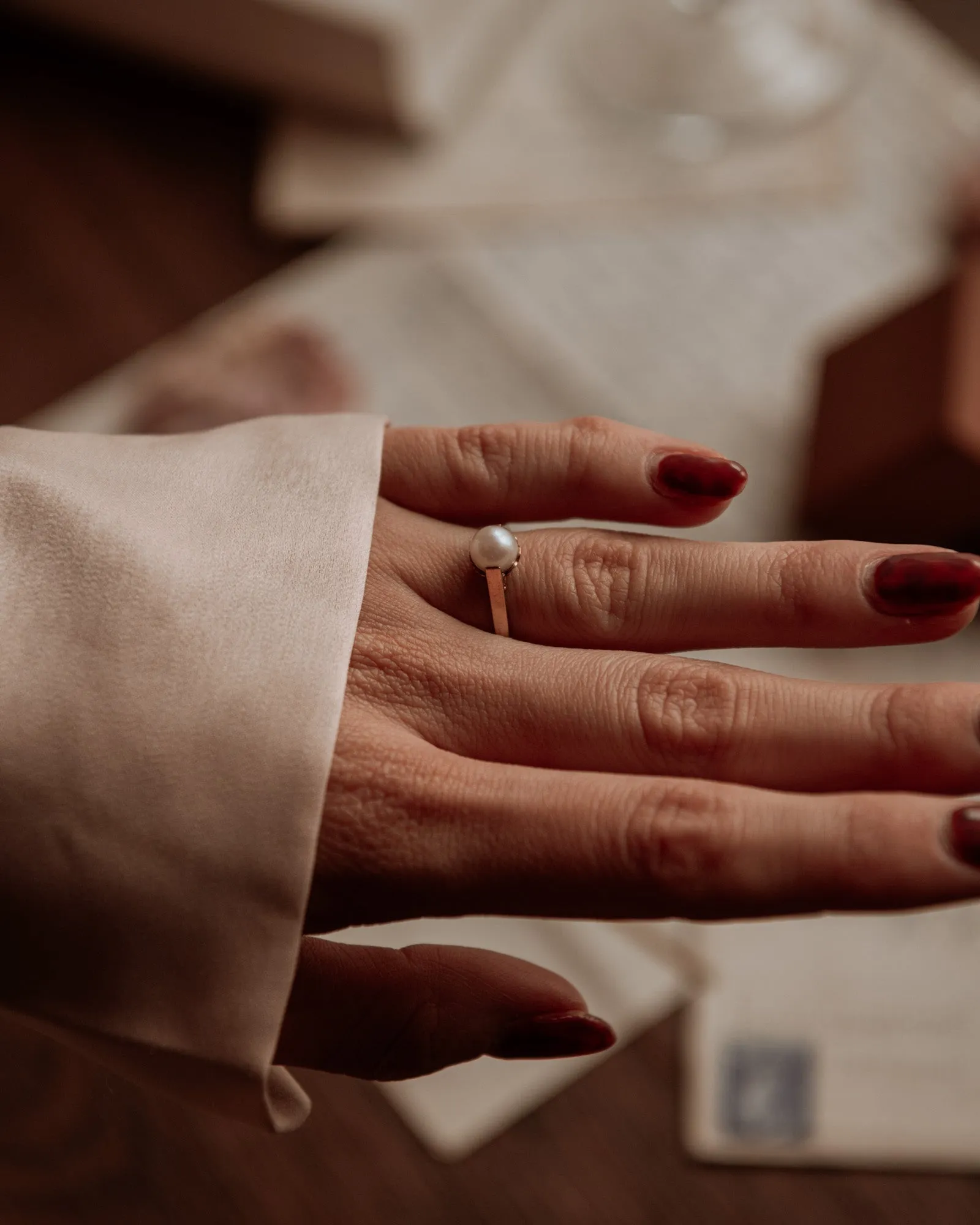 Adelaide 9ct Gold Pearl Solitaire Ring sold by Rock n Rose product image thumbnail 2