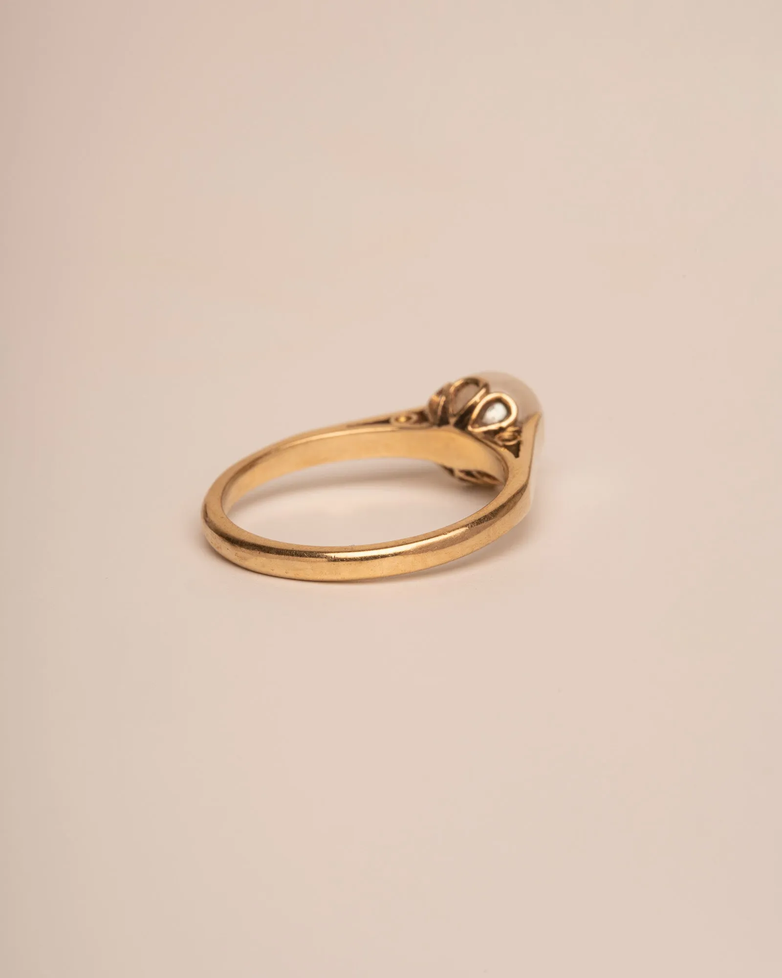 Adelaide 9ct Gold Pearl Solitaire Ring sold by Rock n Rose product image thumbnail 4