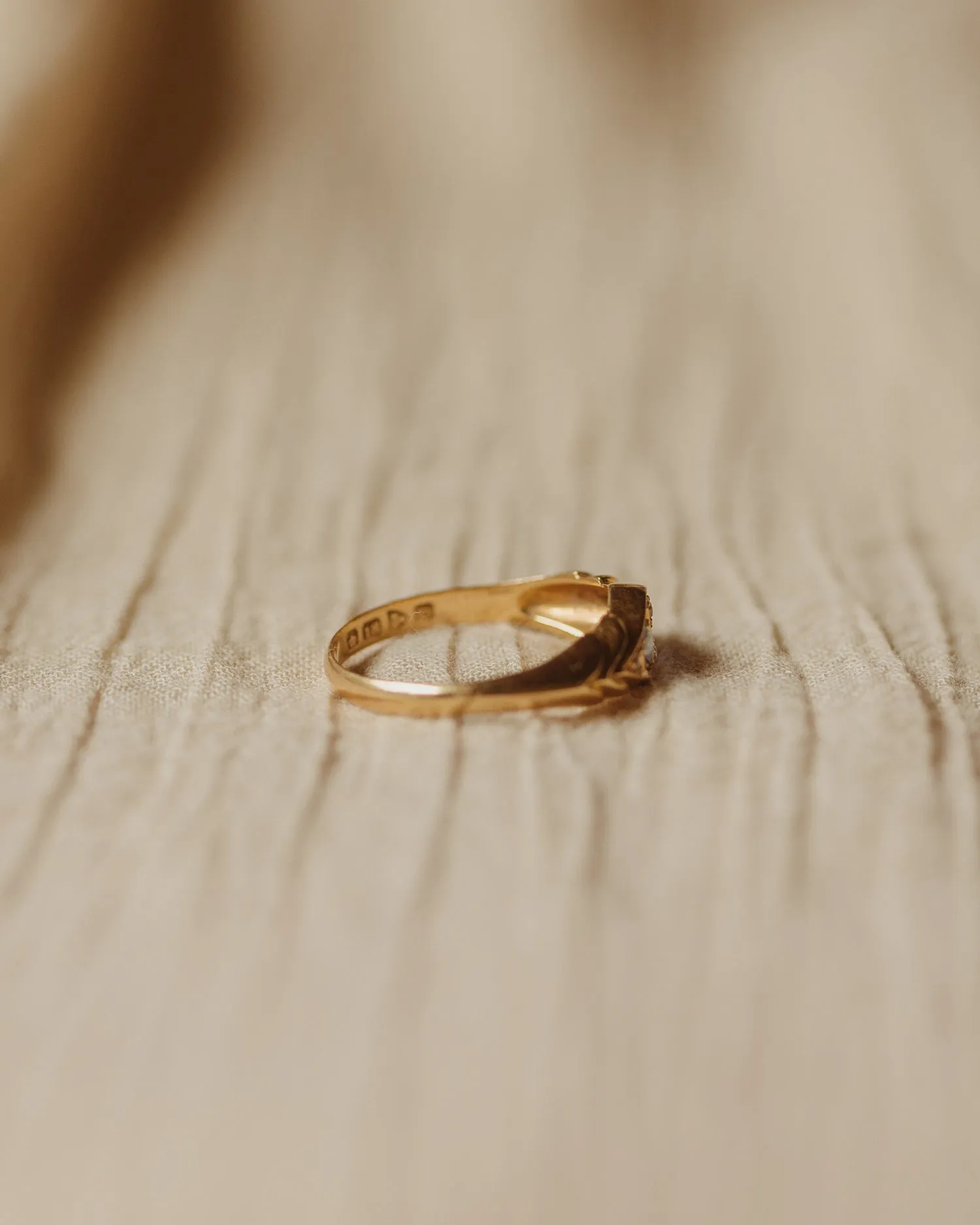 Emmeline 18ct Gold Sapphire & Diamond Ring sold by Rock n Rose product image thumbnail 4