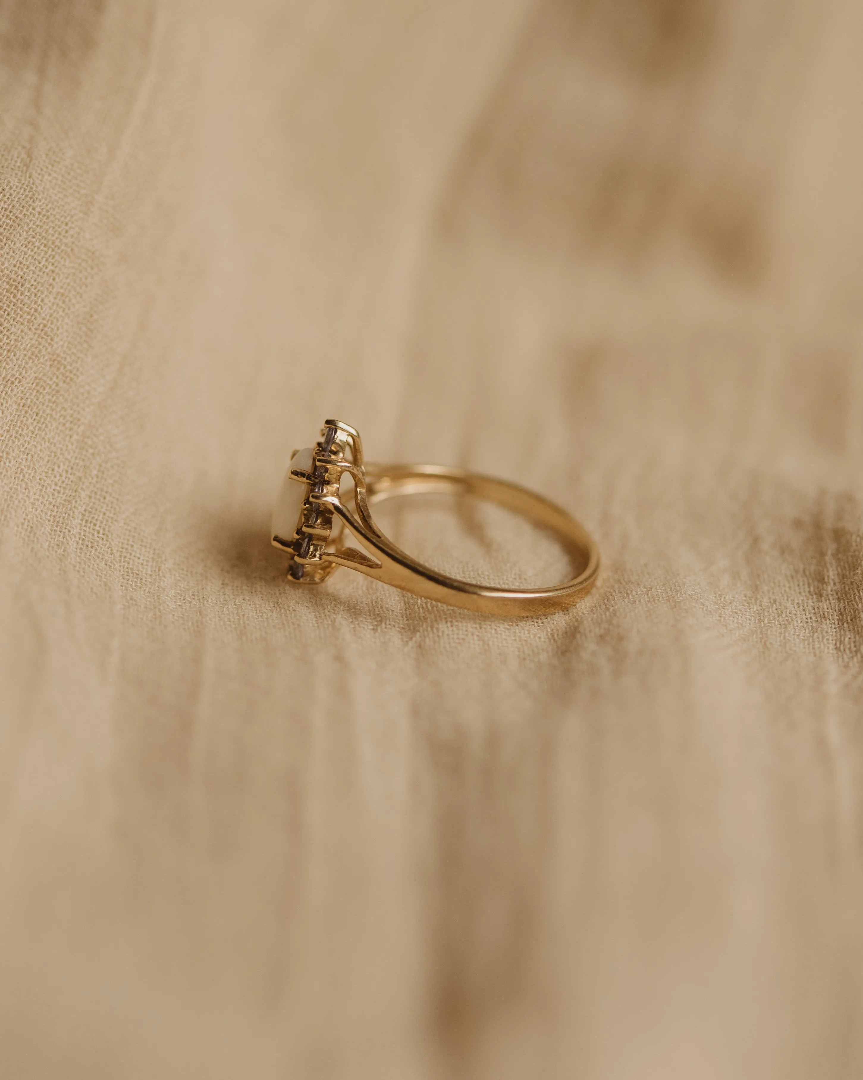 Alta Vintage 9ct Gold Opal & Tanzanite Ring sold by Rock n Rose product image thumbnail 5