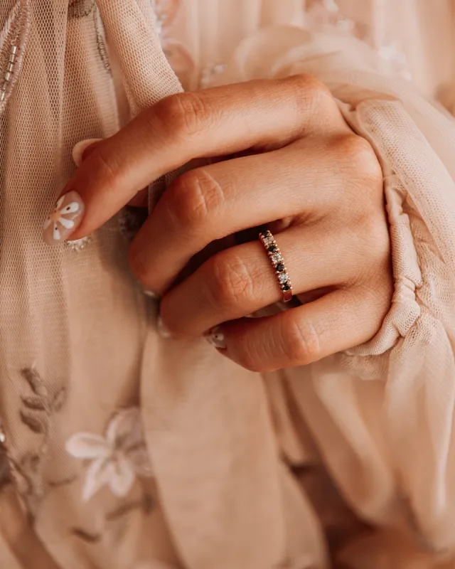 Romy 9ct Gold Vintage Sapphire Ring sold by Rock n Rose