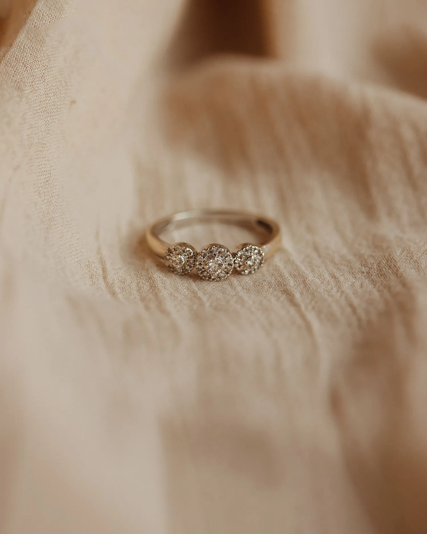 Marion 9ct White Gold Vintage Diamond Ring sold by Rock n Rose product image thumbnail 2