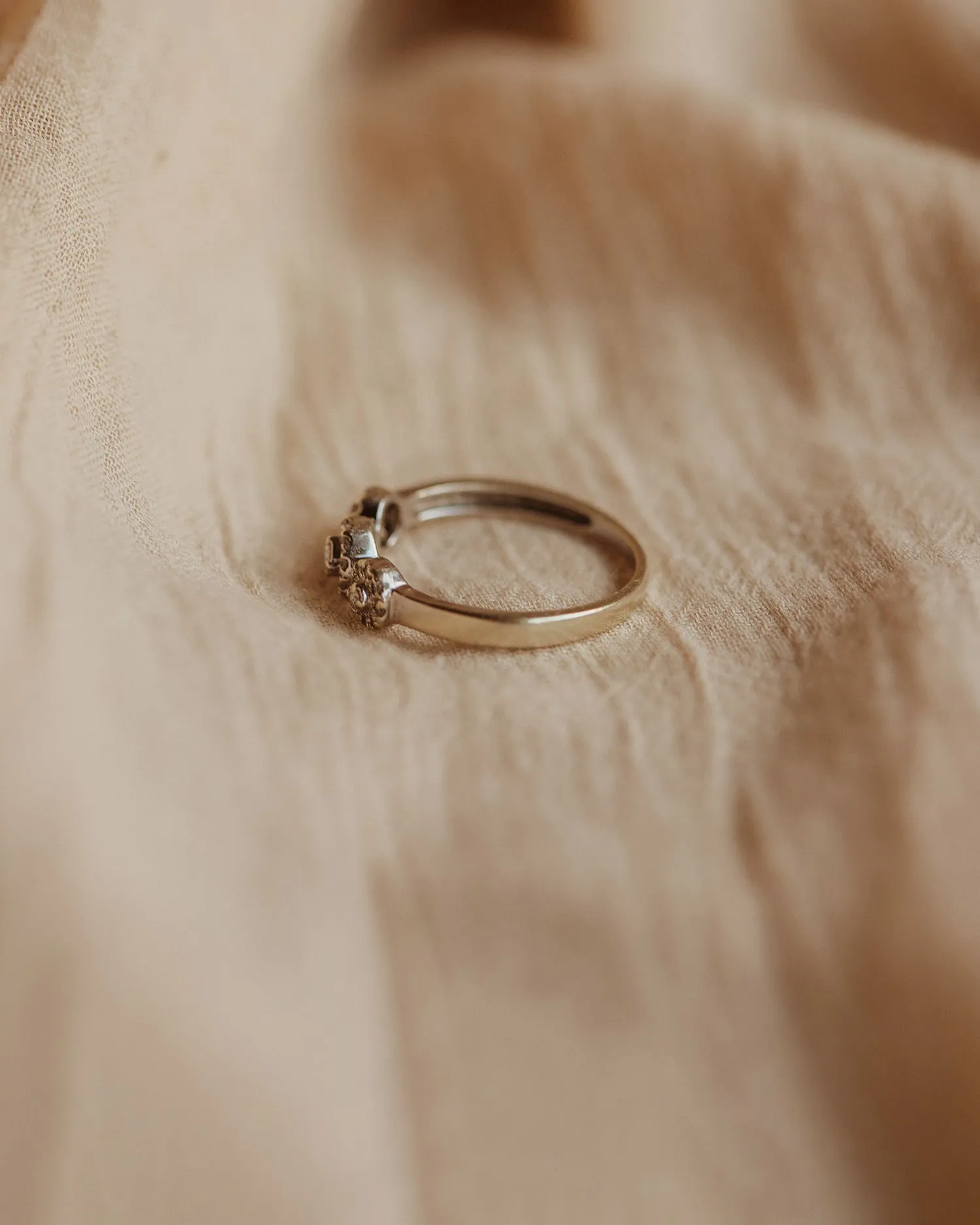 Marion 9ct White Gold Vintage Diamond Ring sold by Rock n Rose product image thumbnail 5