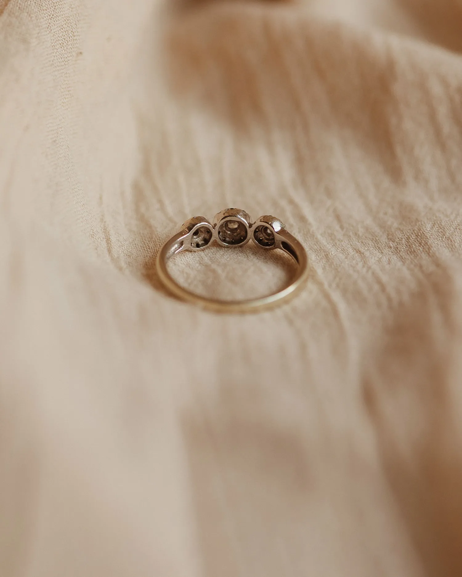 Marion 9ct White Gold Vintage Diamond Ring sold by Rock n Rose product image thumbnail 4