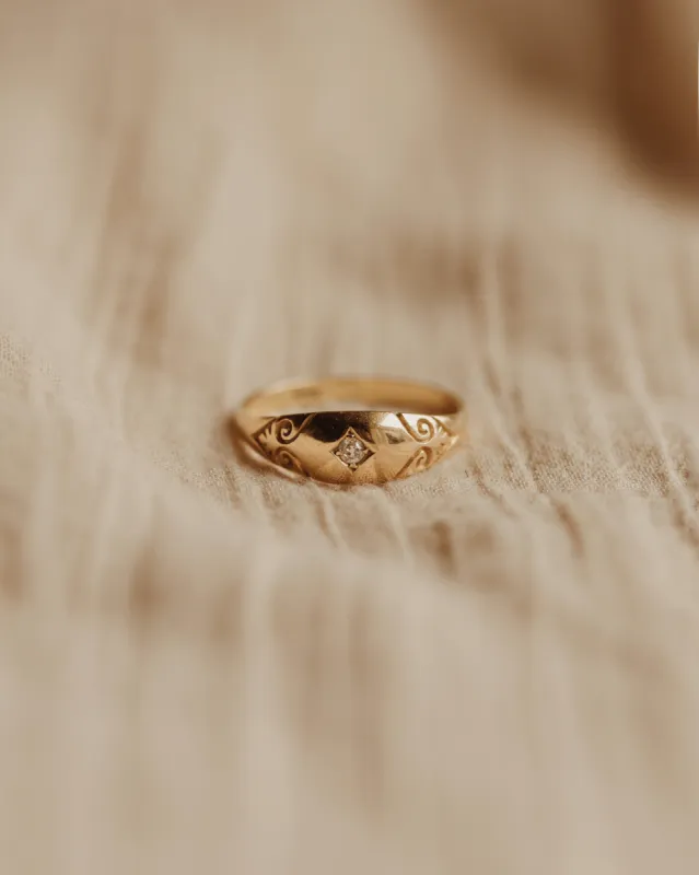 Jacki 18ct Gold Diamond Ring sold by Rock n Rose