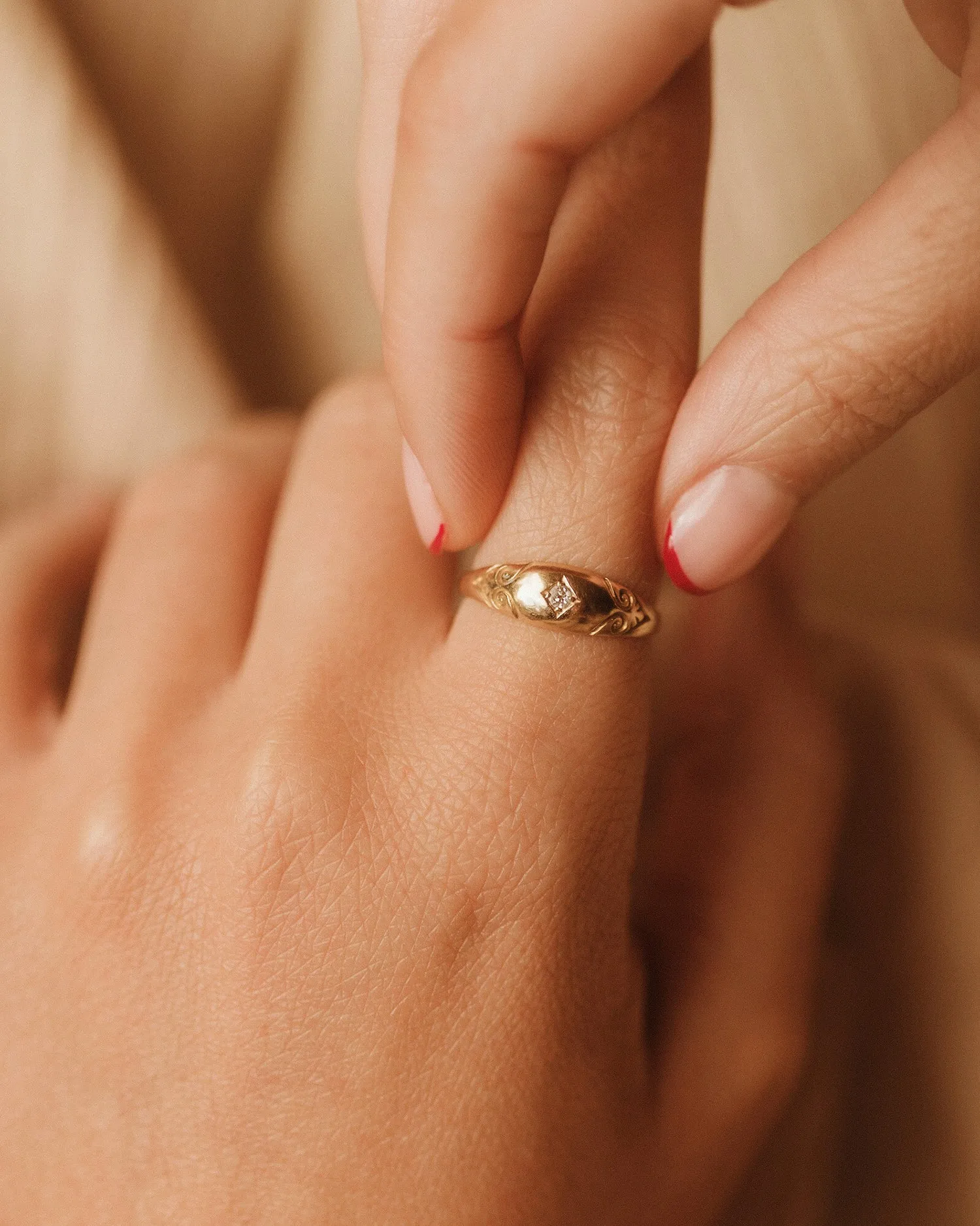 Jacki 18ct Gold Diamond Ring sold by Rock n Rose product image thumbnail 2