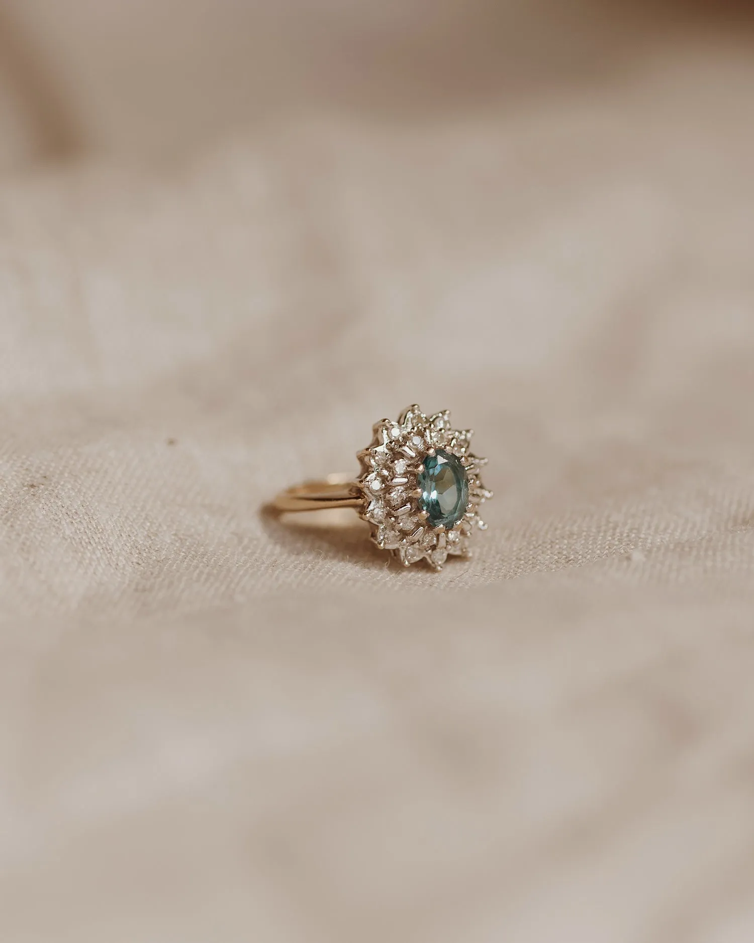 Maribel 9ct Gold Blue Topaz Ring sold by Rock n Rose product image thumbnail 3