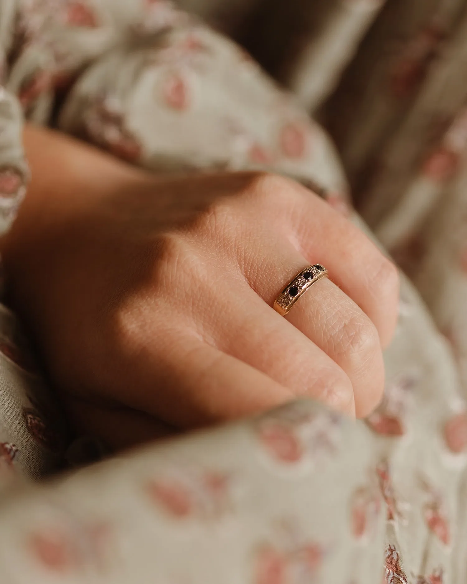 Ernestine 9ct Gold Sapphire Ring sold by Rock n Rose product image thumbnail 2