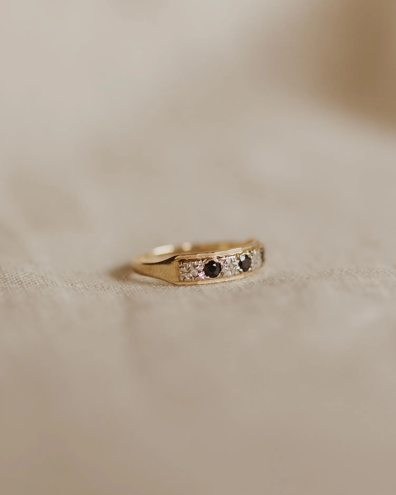 Ernestine 9ct Gold Sapphire Ring sold by Rock n Rose product image thumbnail 3