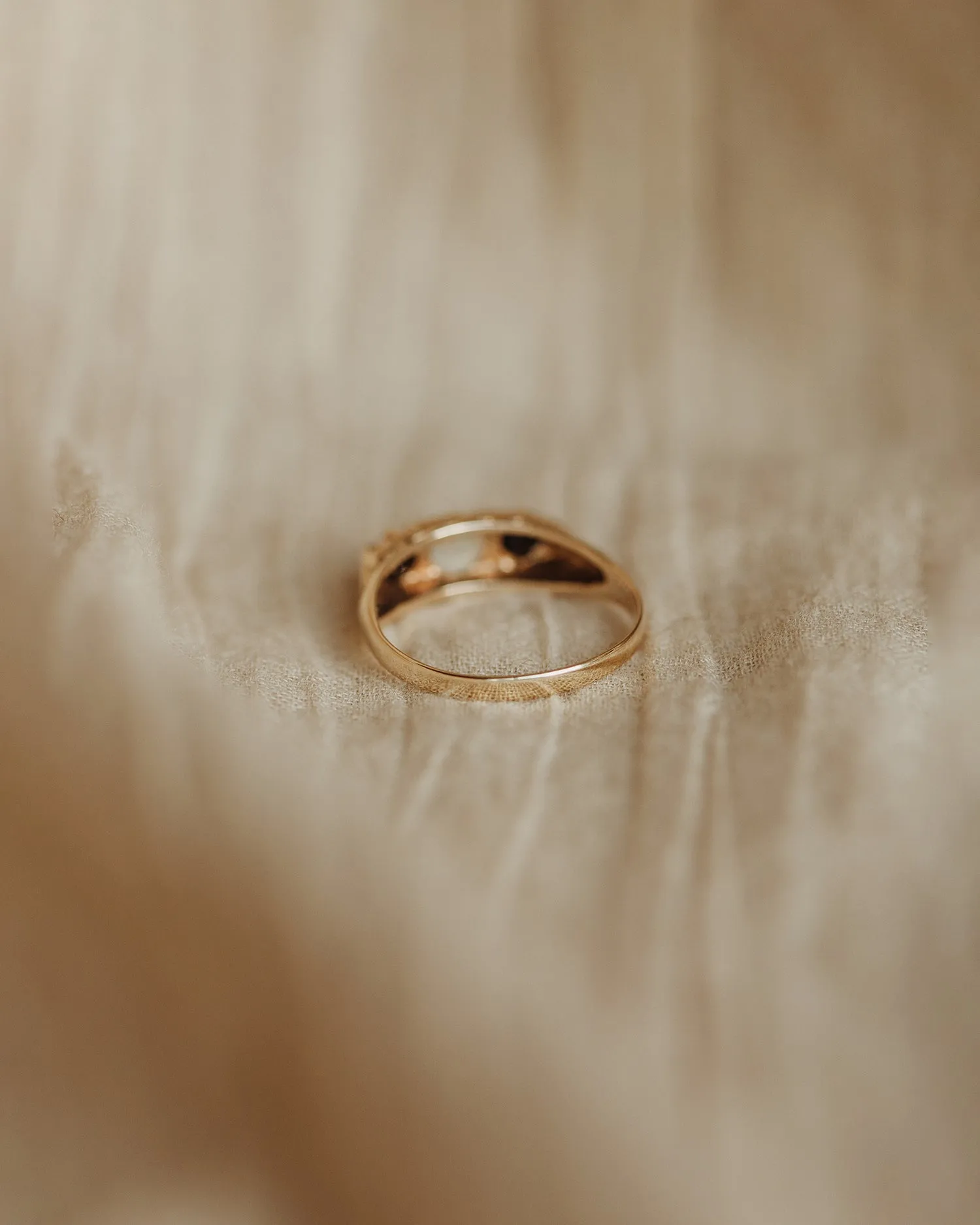 Angeline 9ct Gold Opal & Sapphire Ring sold by Rock n Rose product image thumbnail 5