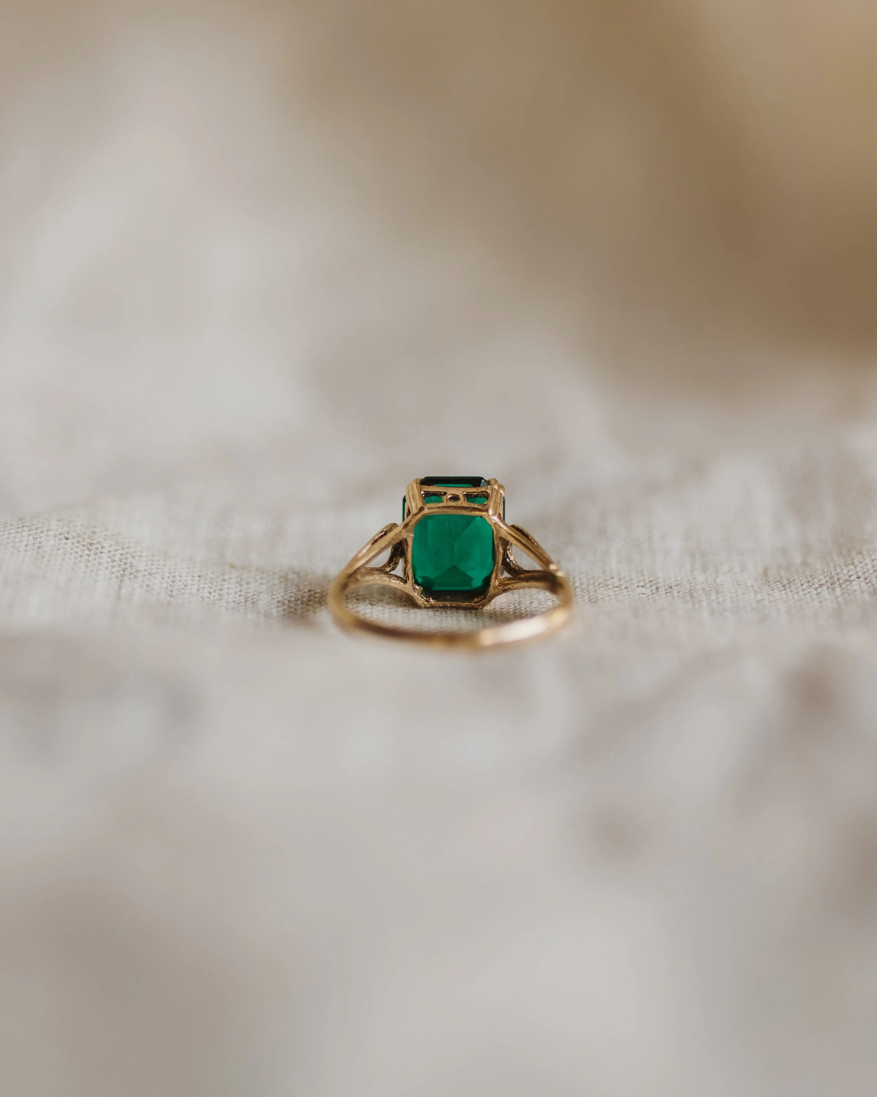 Guinevere 9ct Gold Emerald Ring sold by Rock n Rose product image thumbnail 4