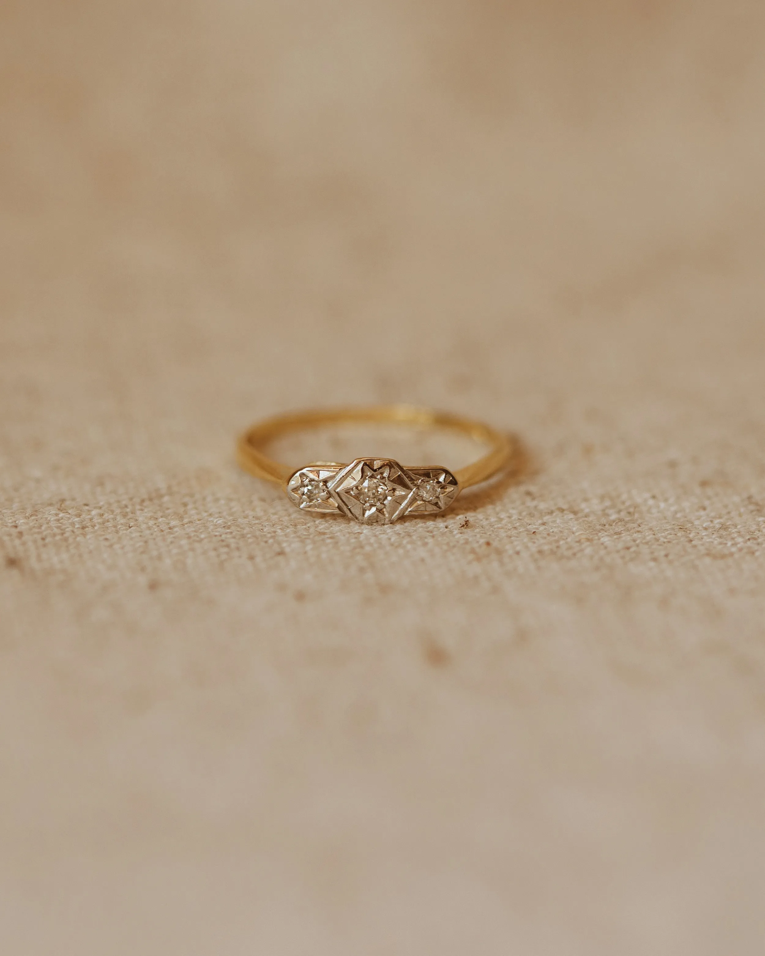 Cicely Antique 18ct Gold Diamond Ring sold by Rock n Rose product image thumbnail 2