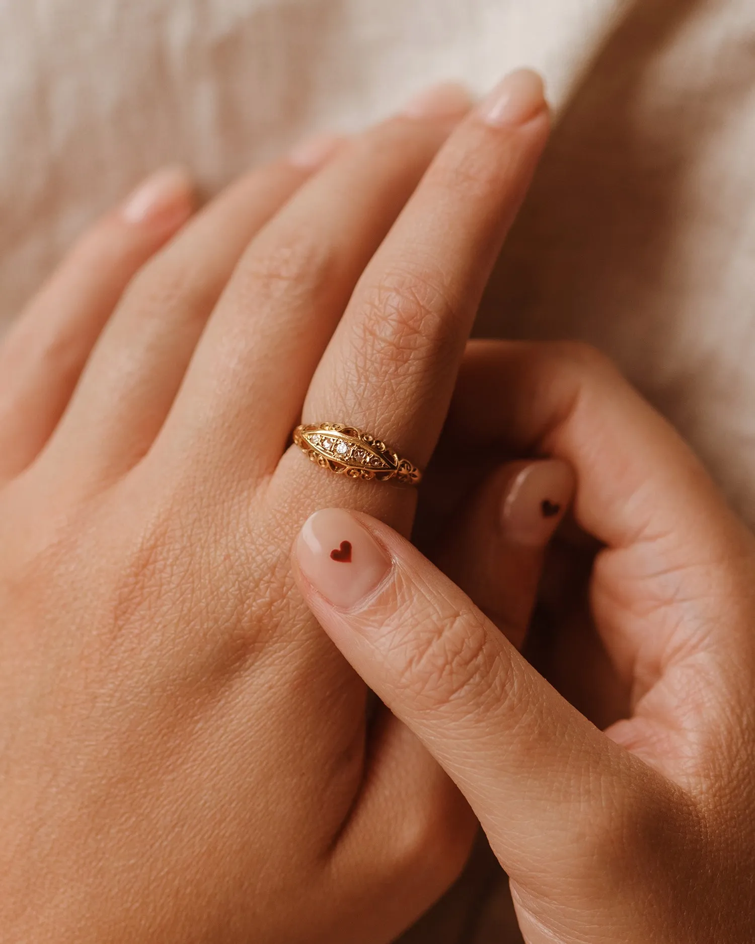 Mabel 18ct Gold Diamond Gypsy Ring sold by Rock n Rose product image thumbnail 2