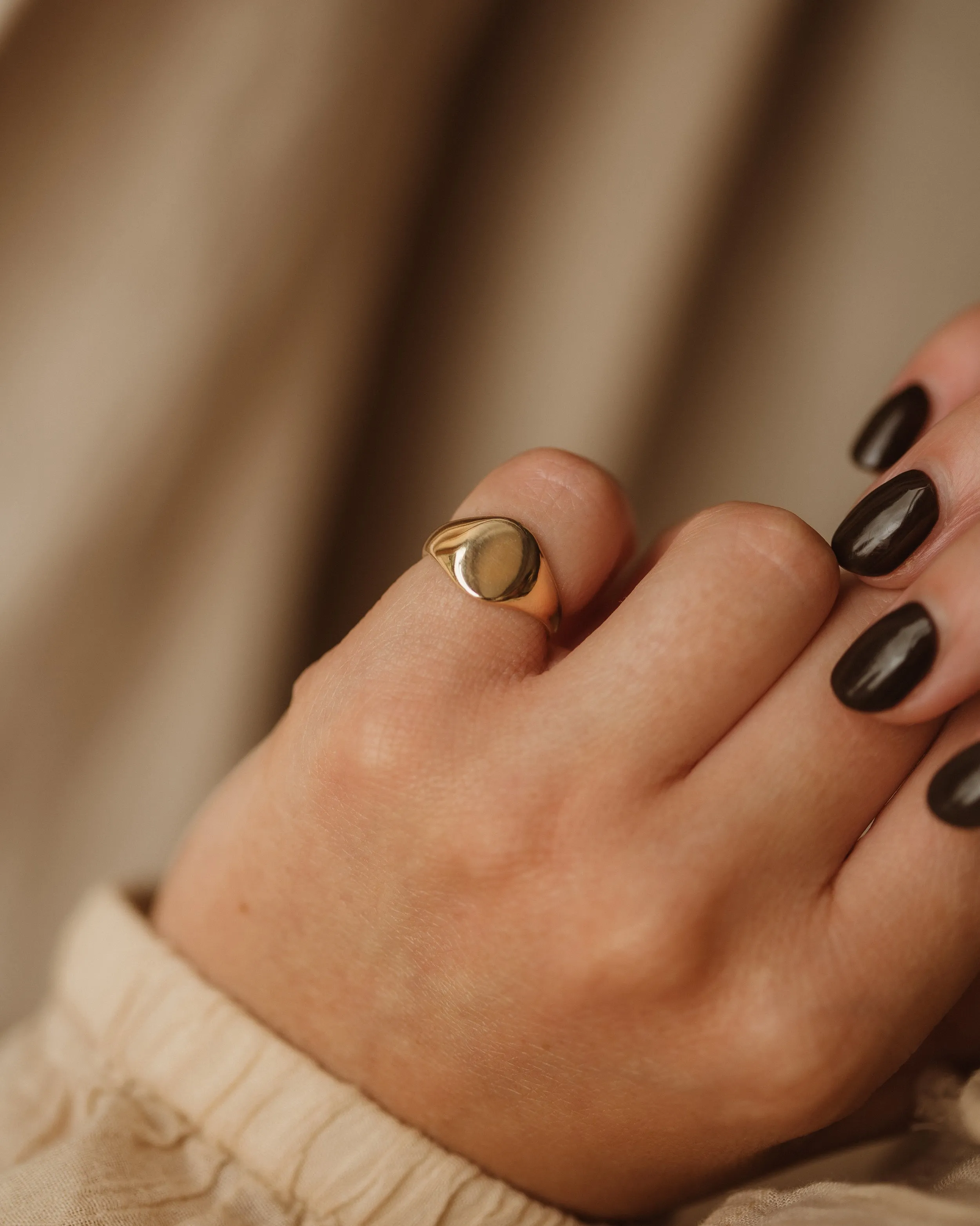 Verity 1959 9ct Gold Pinky Signet Ring sold by Rock n Rose product image thumbnail 5