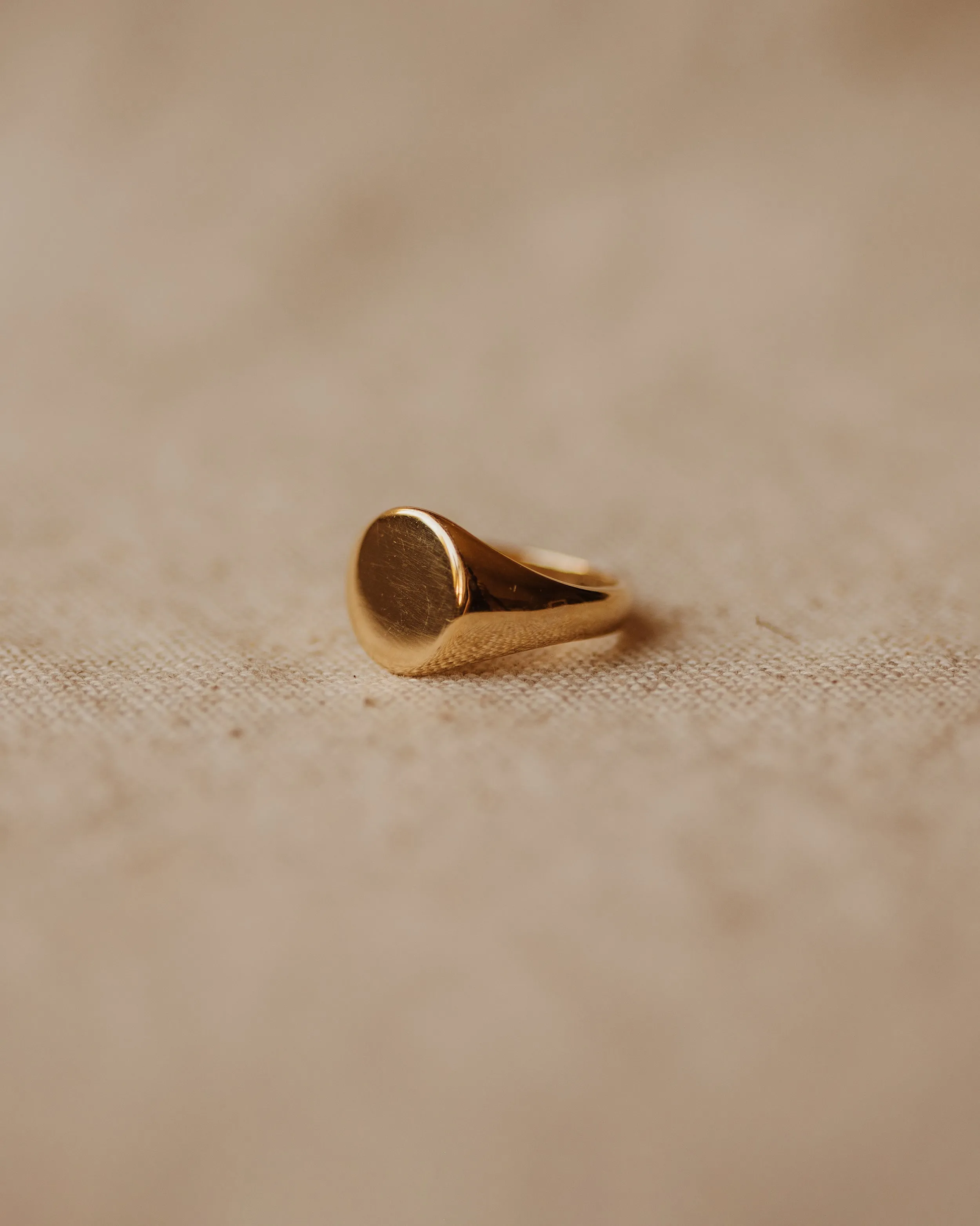 Verity 1959 9ct Gold Pinky Signet Ring sold by Rock n Rose product image thumbnail 2