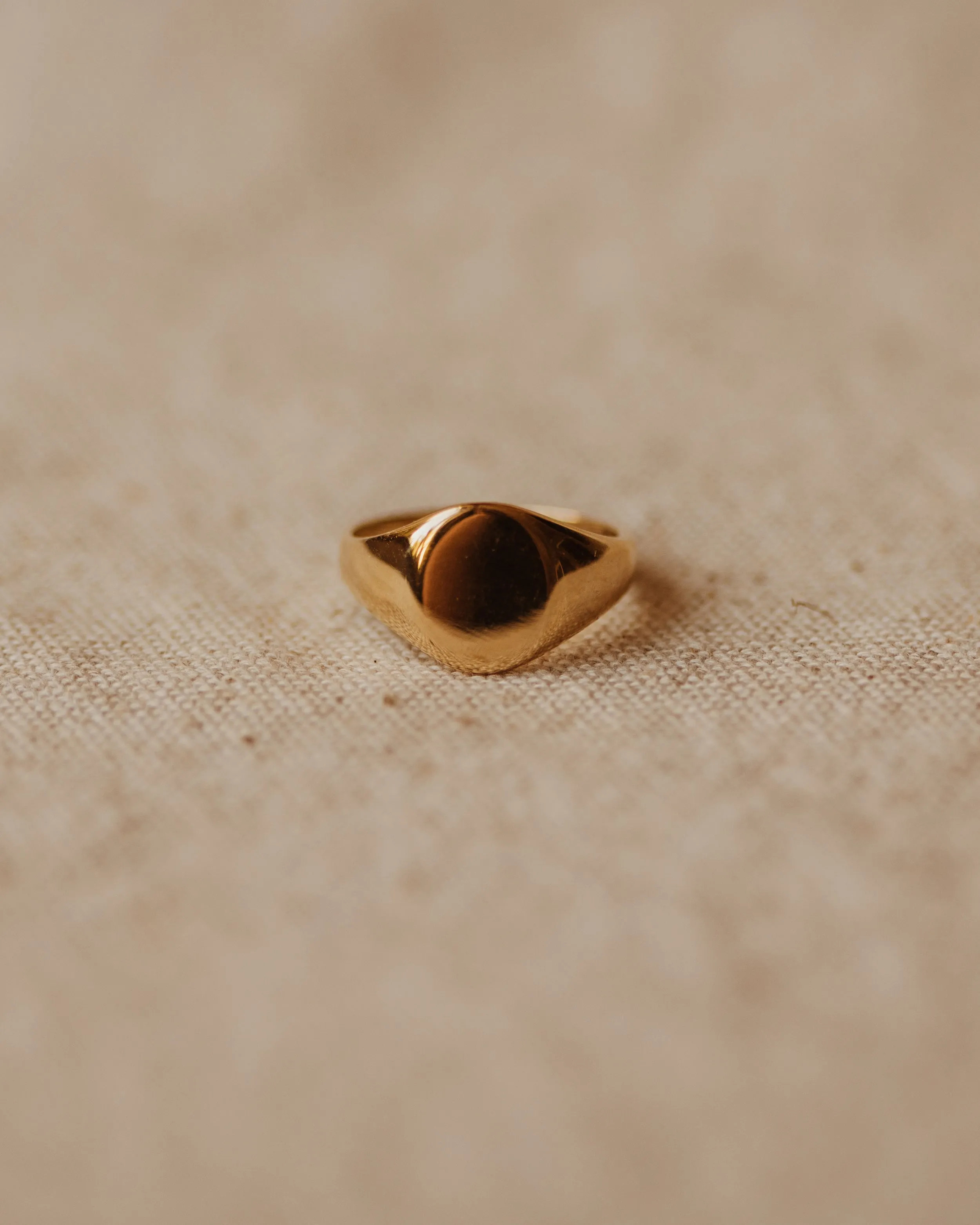 Verity 1959 9ct Gold Pinky Signet Ring sold by Rock n Rose product image thumbnail 3