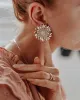Helga Sunflower Earrings sold by Rock n Rose