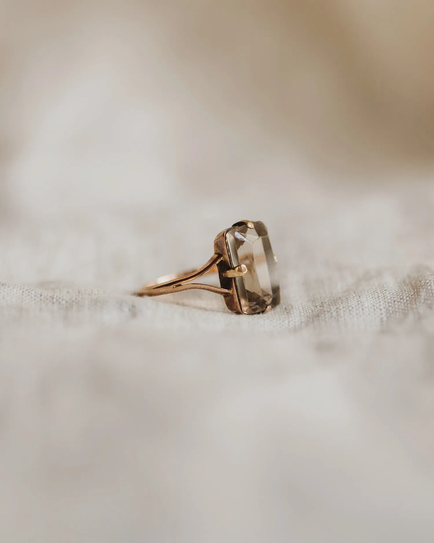 Evelyn 9ct Gold Smoky Quartz Ring sold by Rock n Rose product image thumbnail 3