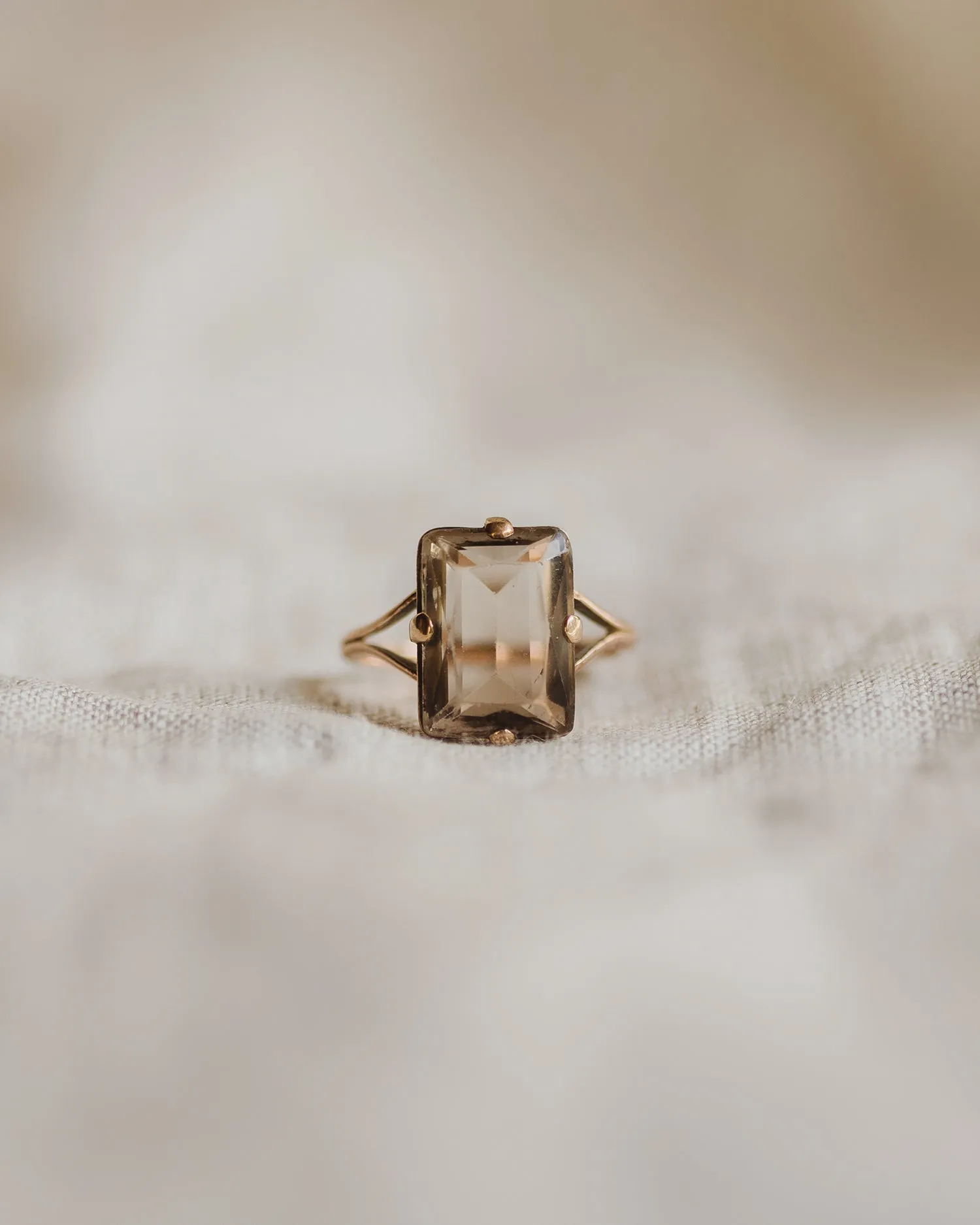 Evelyn 9ct Gold Smoky Quartz Ring sold by Rock n Rose product image thumbnail 2