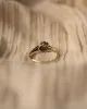 Helena 1985 Vintage 9ct Gold Ruby & Diamond Cluster Ring sold by Rock n Rose