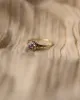 Helena 1985 Vintage 9ct Gold Ruby & Diamond Cluster Ring sold by Rock n Rose
