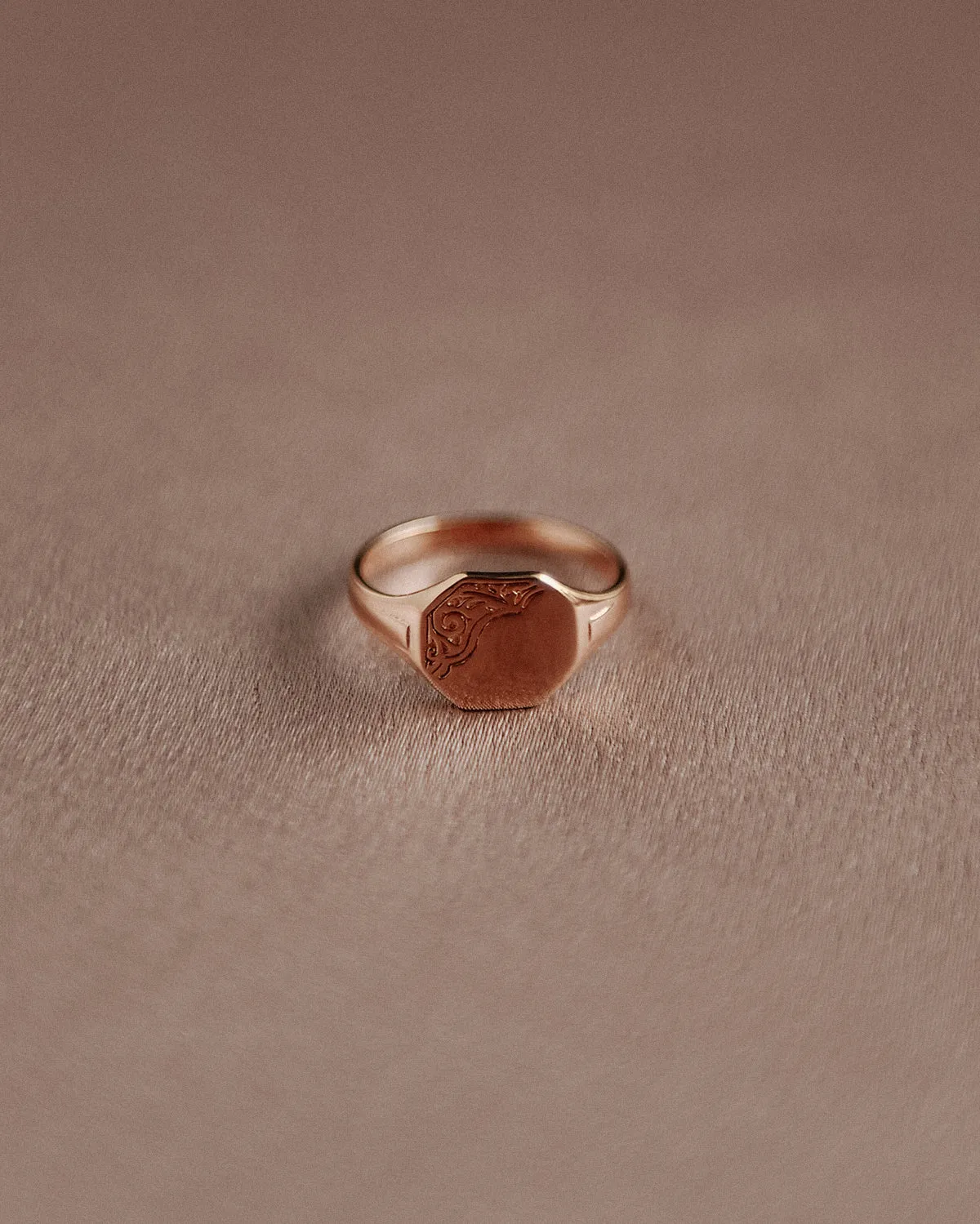 George Gold Vermeil Signet Pinky Ring sold by Rock n Rose product image thumbnail 3