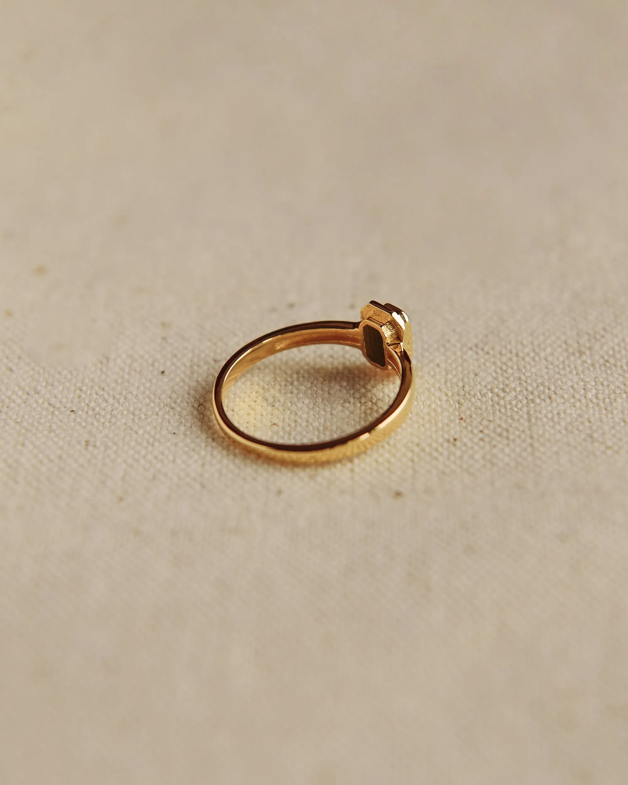 Frances Gold Vermeil Birthstone Ring - December sold by Rock n Rose product image thumbnail 3