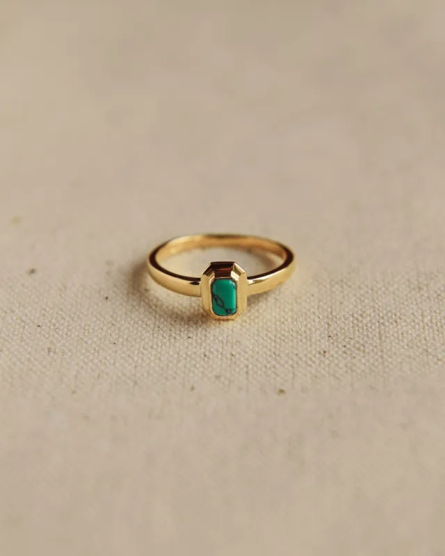 Frances Gold Vermeil Birthstone Ring - December sold by Rock n Rose