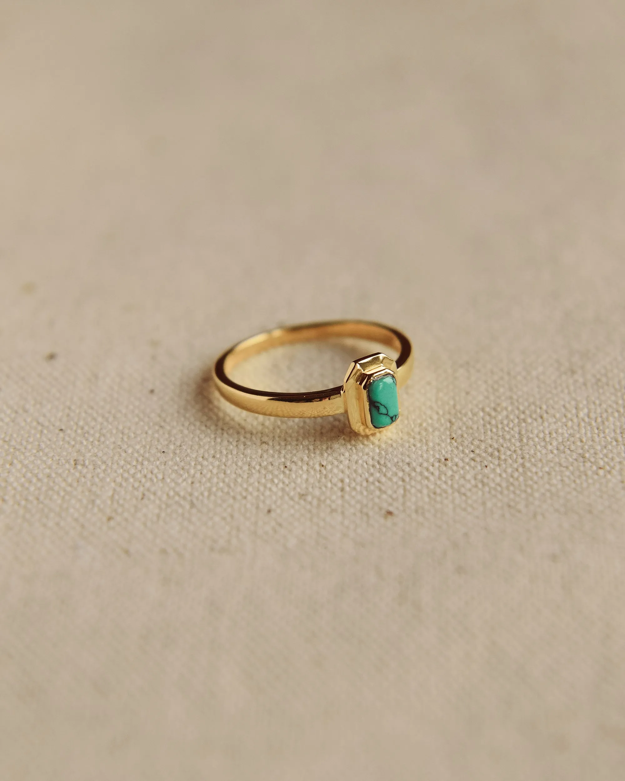 Frances Gold Vermeil Birthstone Ring - December sold by Rock n Rose product image thumbnail 2
