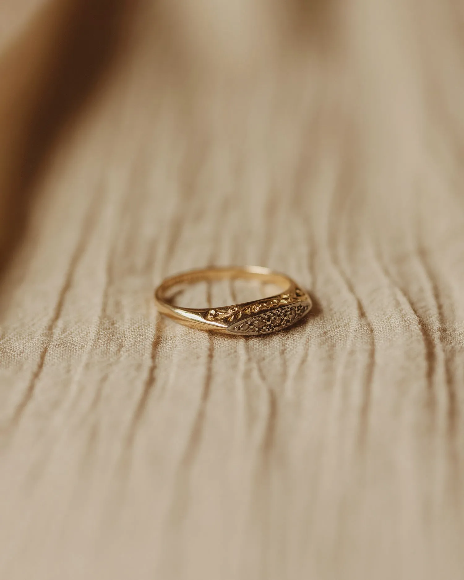 Freda 18ct Gold Diamond Ring sold by Rock n Rose product image thumbnail 3