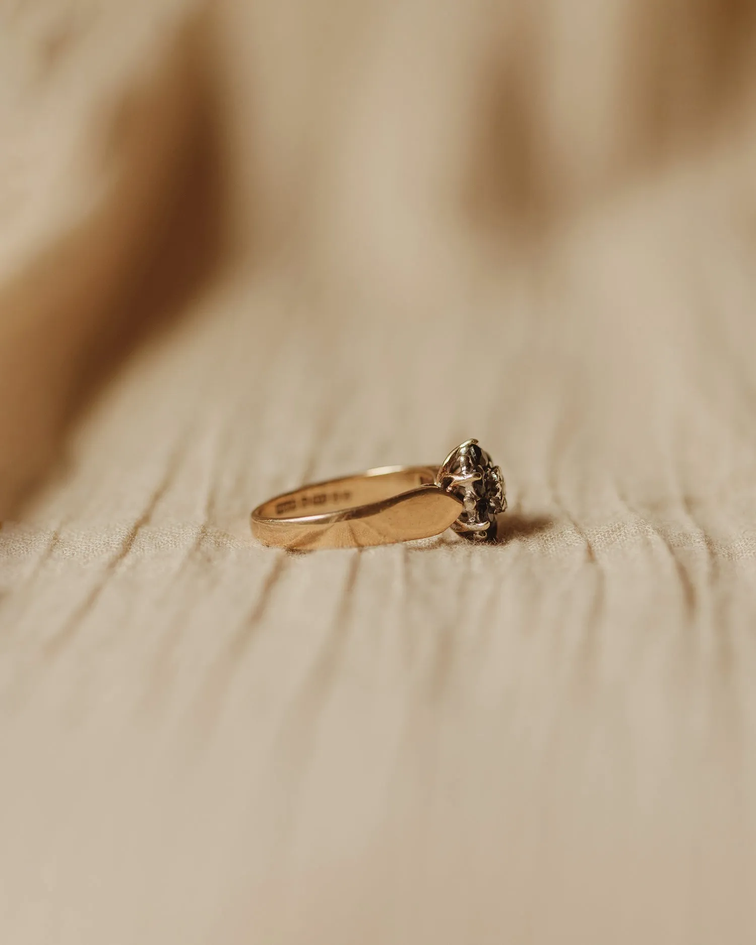 Laurie 9ct Gold Sapphire & Diamond Ring sold by Rock n Rose product image thumbnail 4