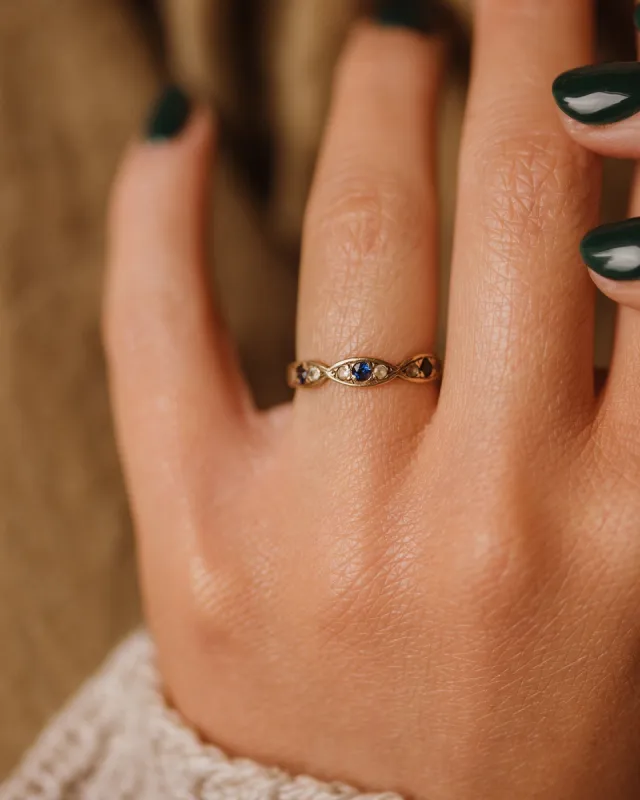 Juliana 1977 9ct Gold Sapphire Ring sold by Rock n Rose