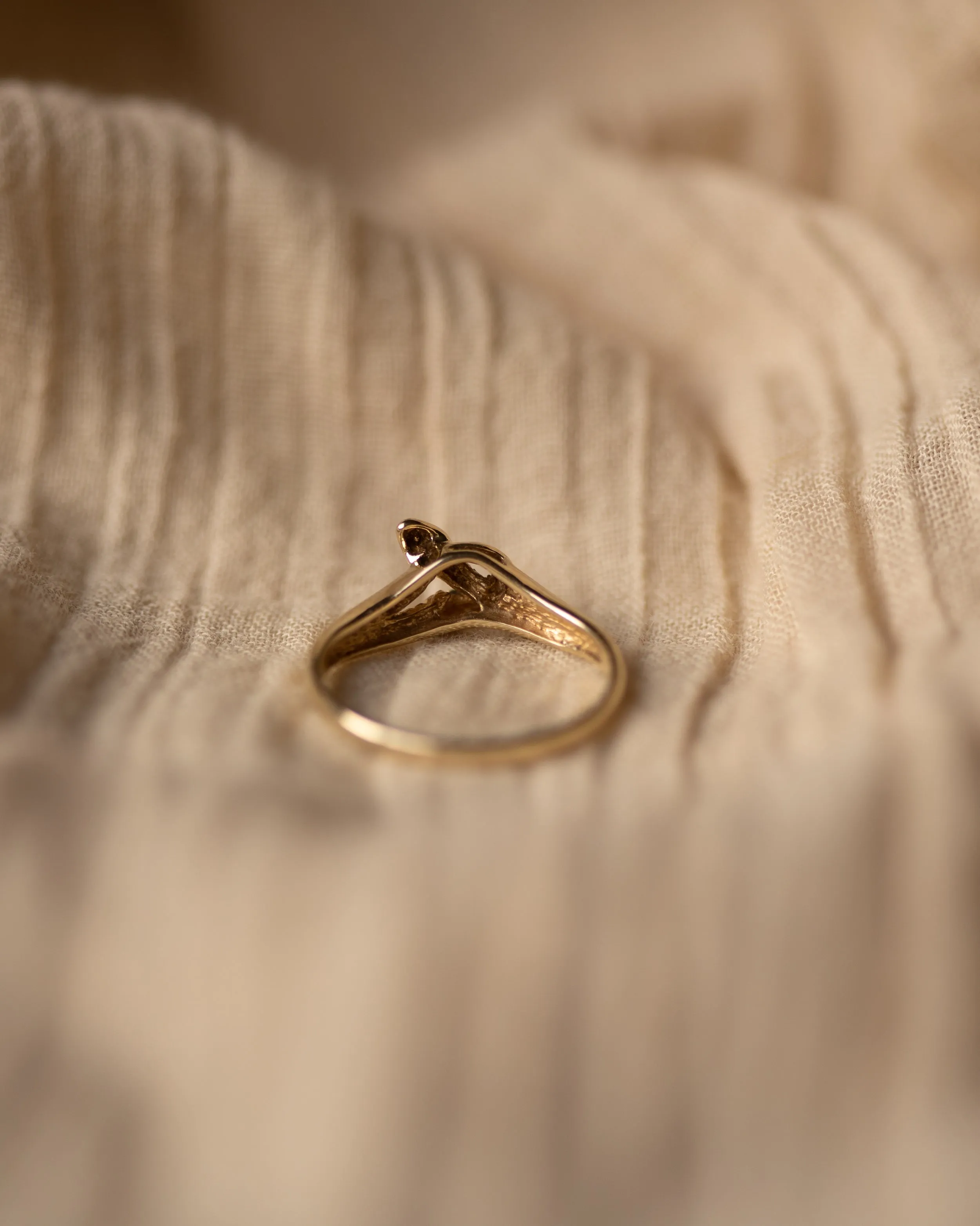Irma 1988 Vintage 9ct Gold Double Snake Ring sold by Rock n Rose product image thumbnail 5