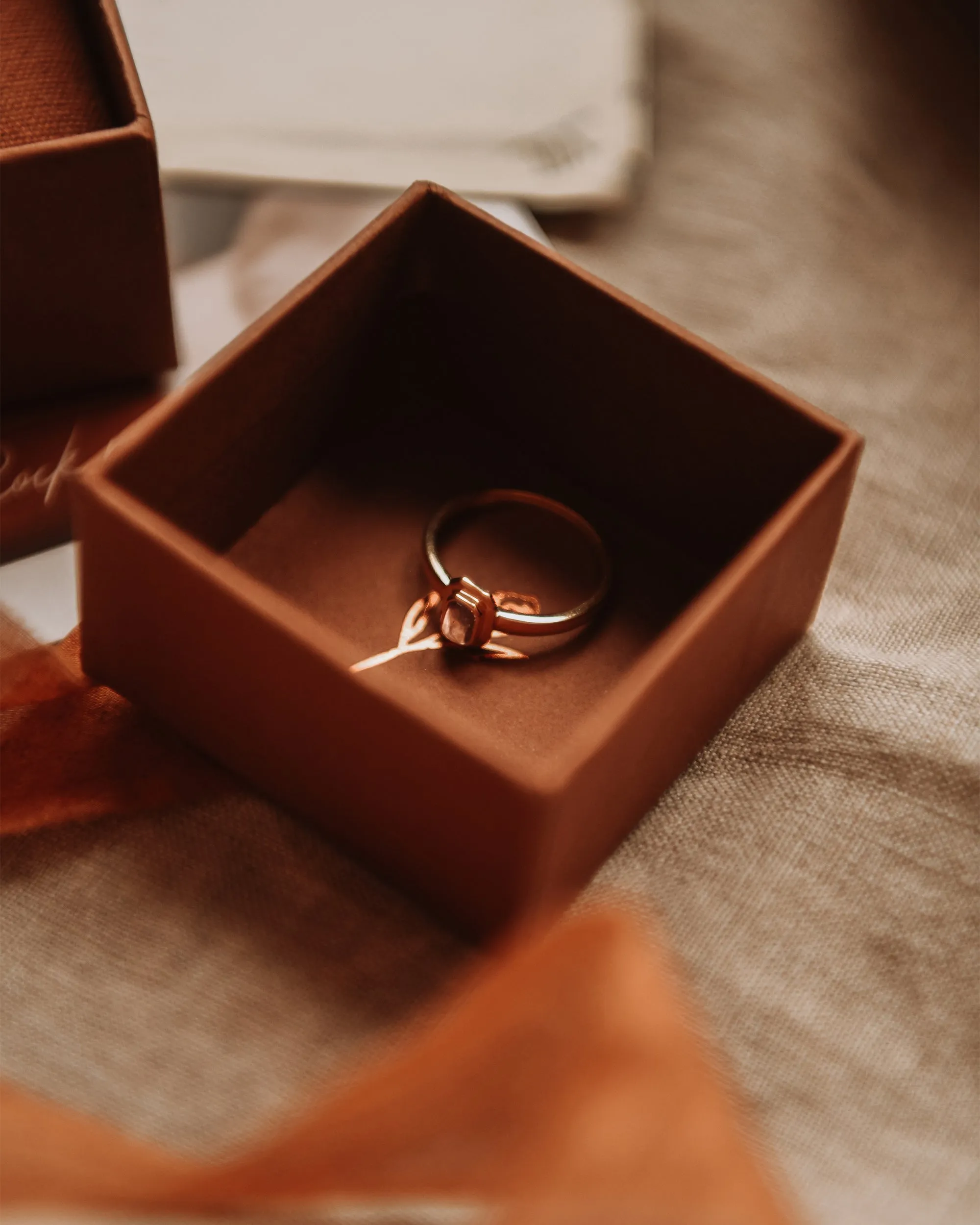 Frances Gold Vermeil Birthstone Ring - February sold by Rock n Rose product image thumbnail 5