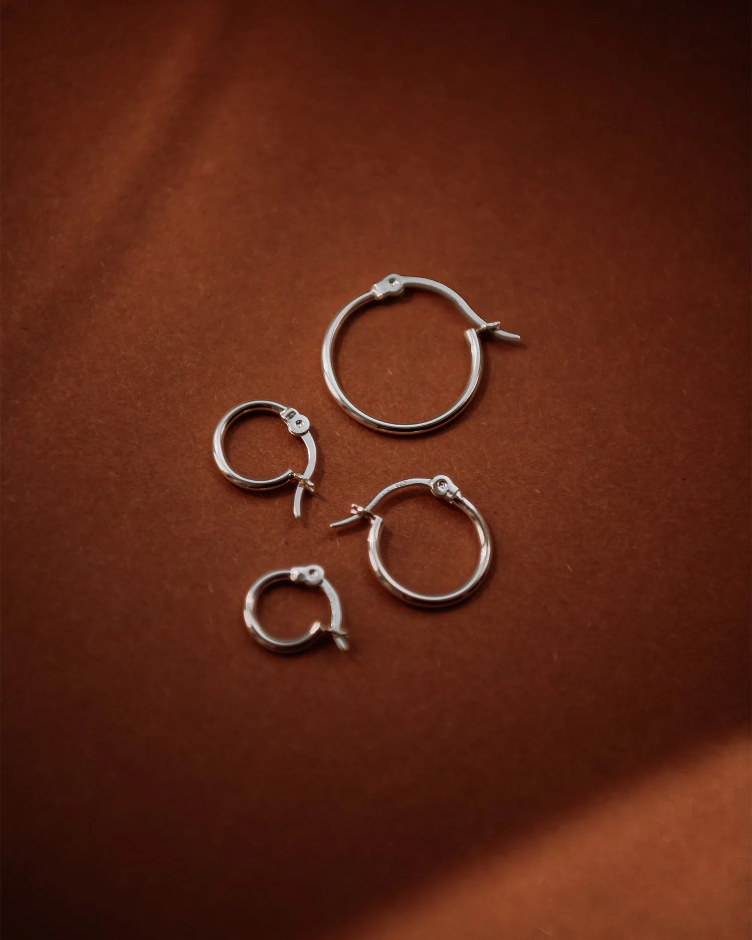 Irma Sterling Silver 10mm Hoops sold by Rock n Rose