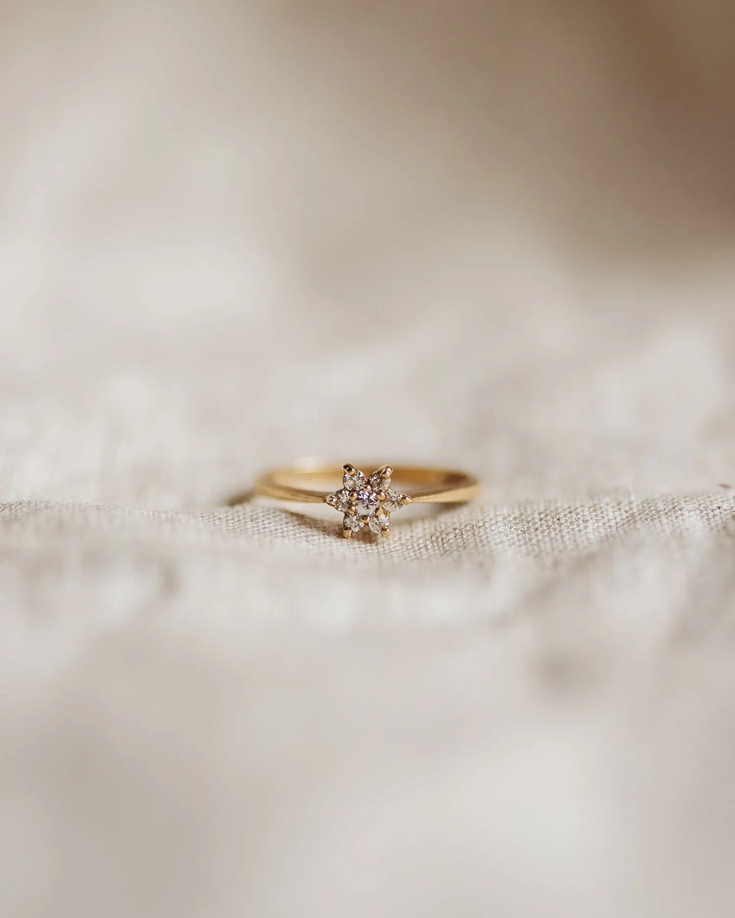 Eleanora 9ct Gold Cluster Ring sold by Rock n Rose product image thumbnail 2