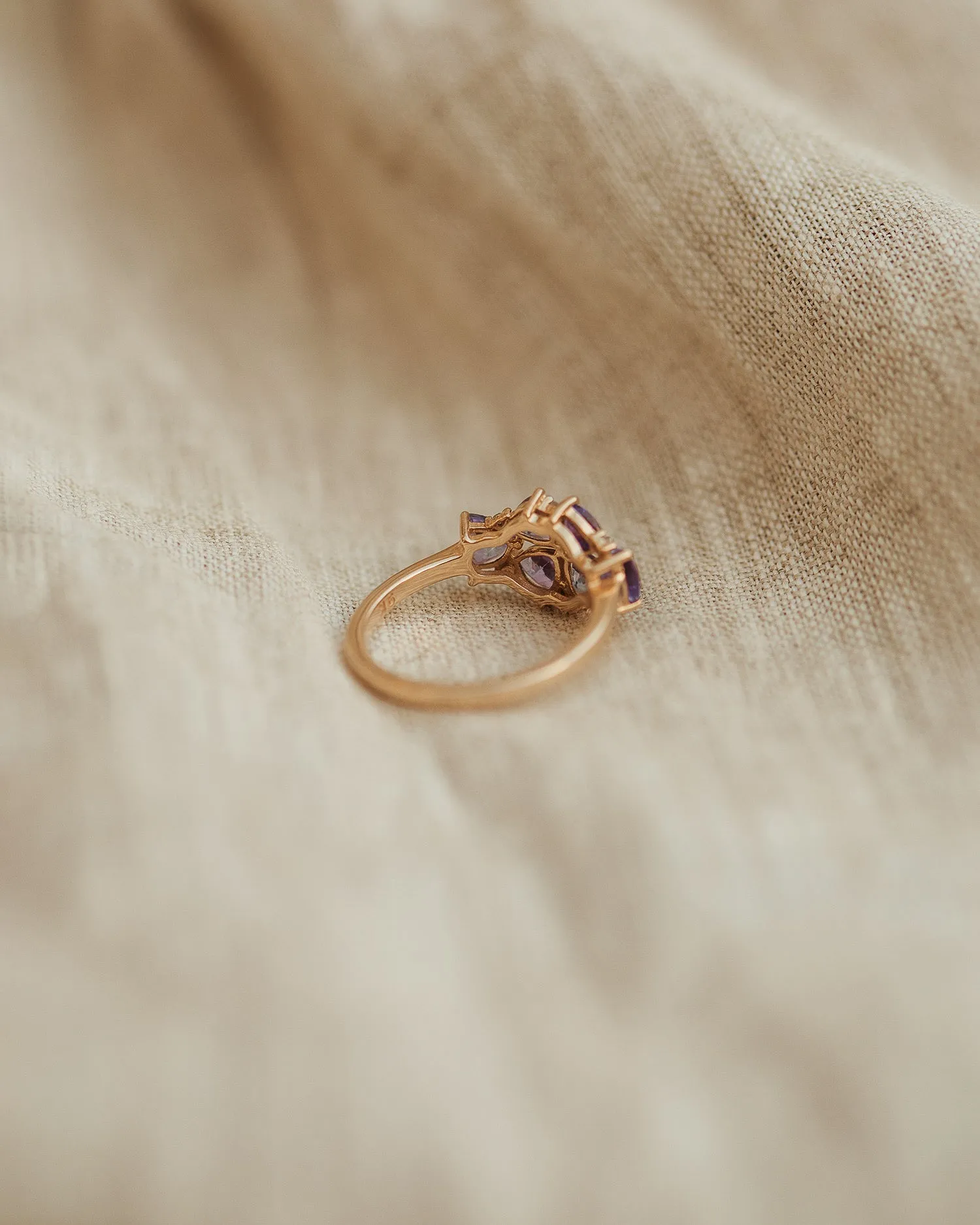 Bertha 9ct Gold Tanzanite Ring sold by Rock n Rose product image thumbnail 4